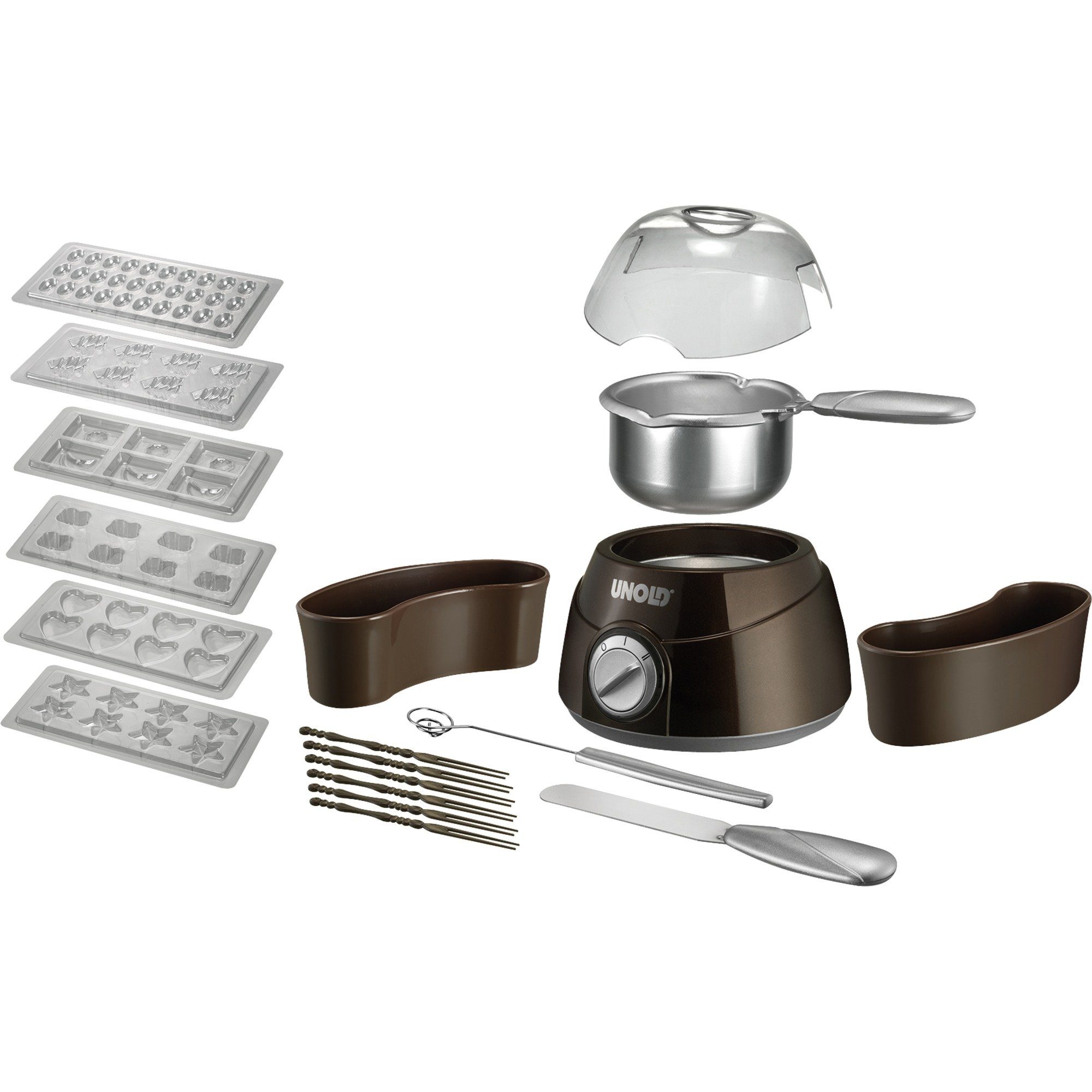 Unold Fondue Unold Chocolatier 48667, Fondue, (25 Watt, Topf