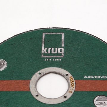Fritz Krug Trennscheiben 200 Stück Inox Trennscheiben 115x 1,0 mm + Makita Entfernungsmes