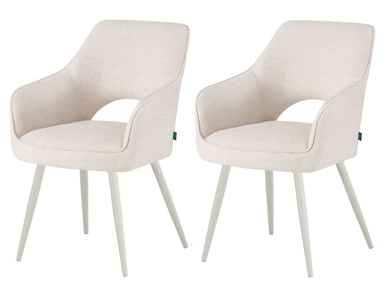 DUBI Möbel 4-Fußstuhl THOMAS-RAYA 2er-Set, verschiedene Gestelle, Federkern, 2er-Set