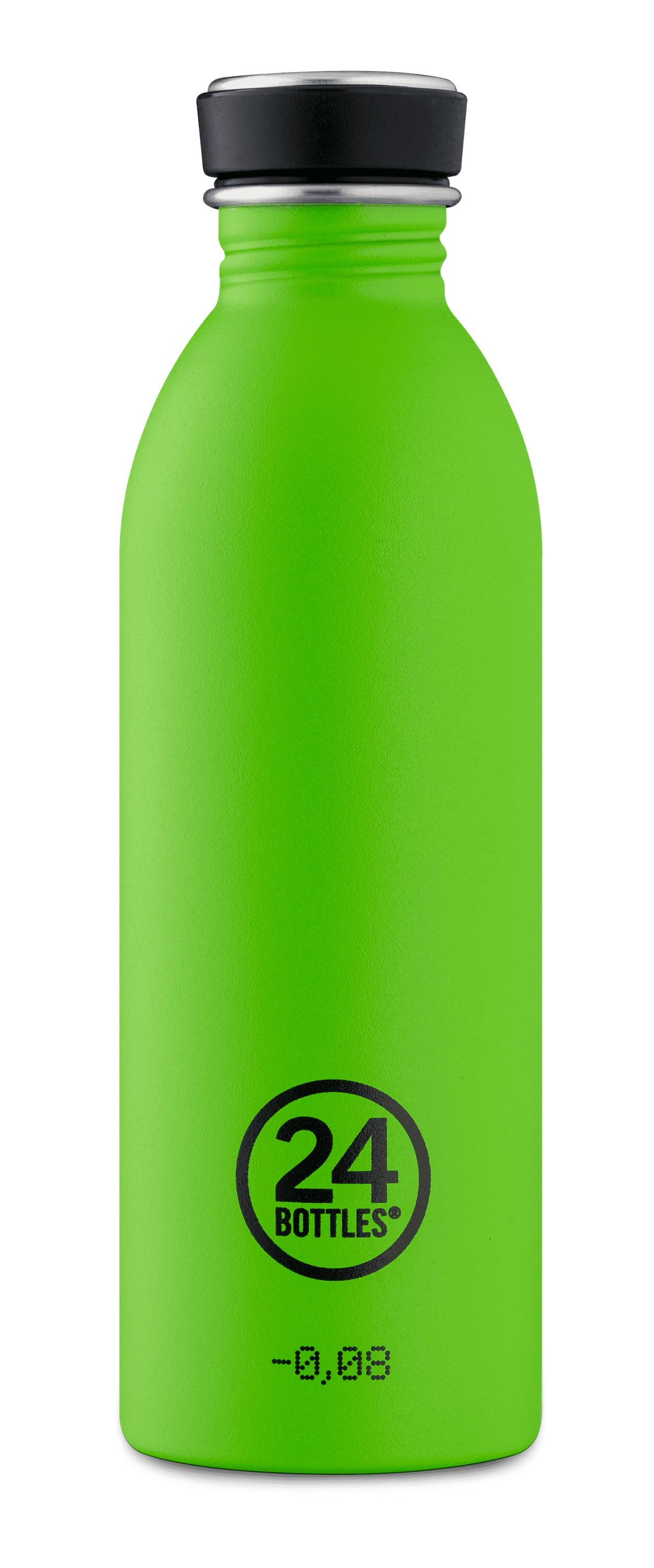 24 Bottles Trinkflasche Edelstahl Trinkflasche Lime 0,5 l, für alle Getränke, spülmaschinengeeignet