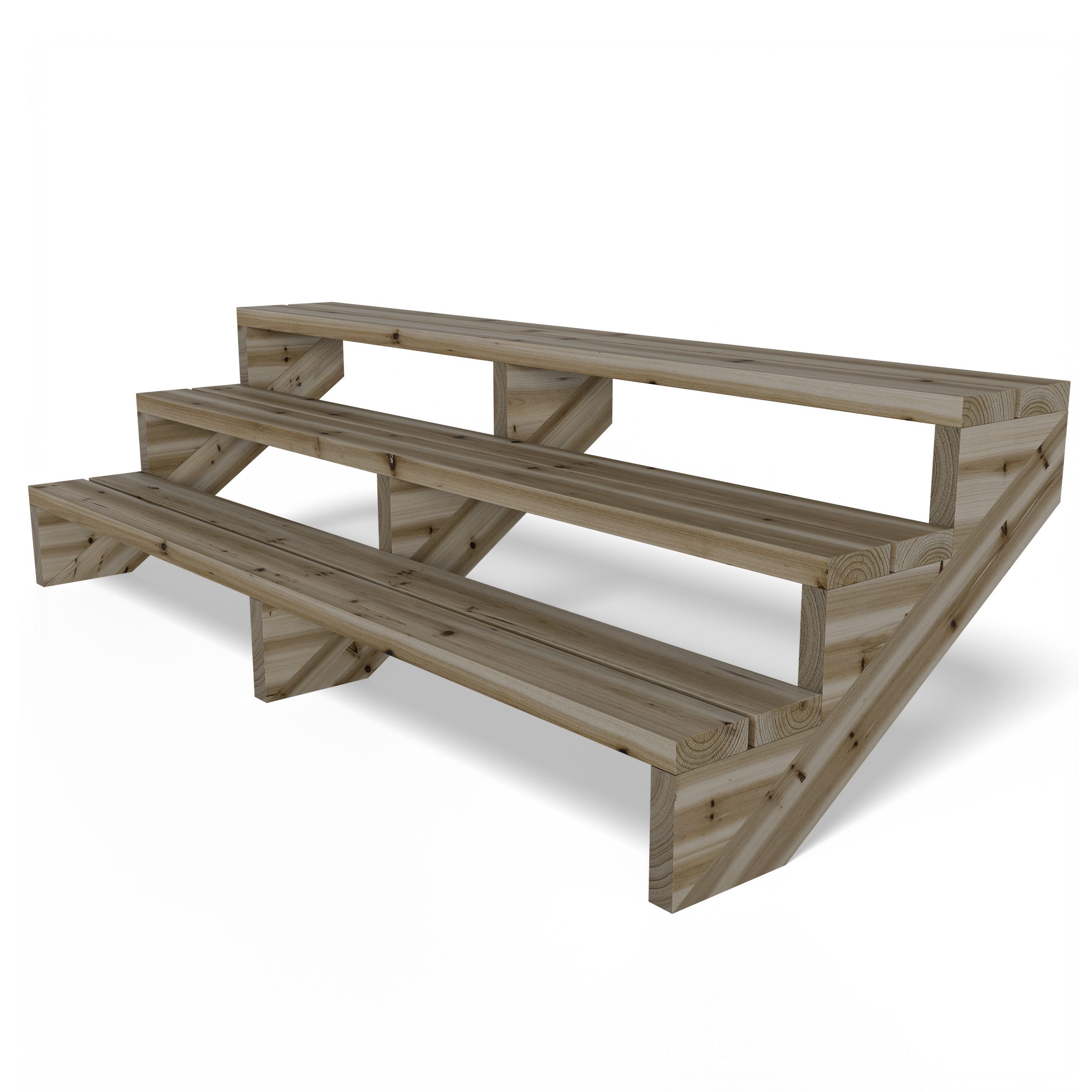 Gartenwelt Riegelsberger Außentreppe Terrassentreppe Kiefer kesseldruckimpr günstig online kaufen