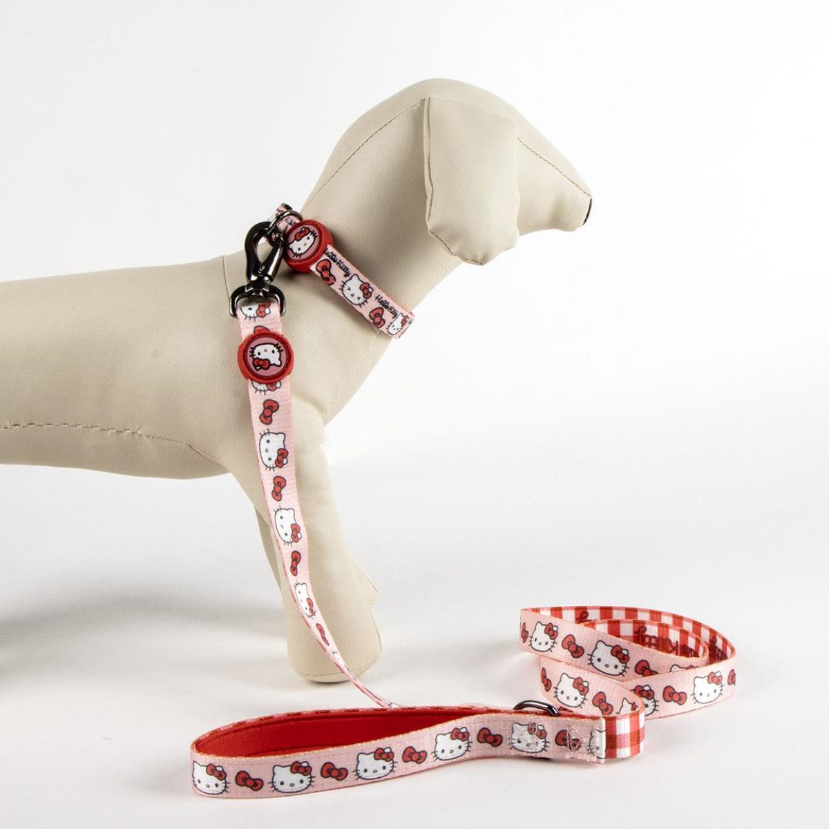 Cerda Hundeleine Hello Kitty - Hundehalsband M Größe mit Metallclip – Verstellbar, Polyester – Bild 4 von 5