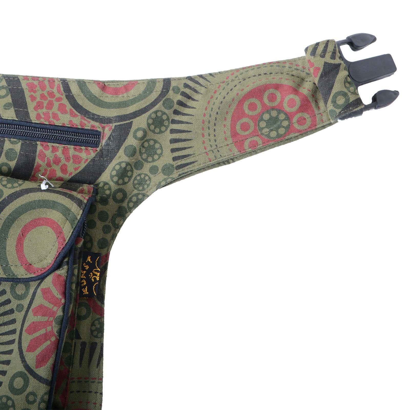 KUNST UND MAGIE Bauchtasche Doppel Bauchtasche Sidebag Gürteltasche Festival Hippie Hüfttasche