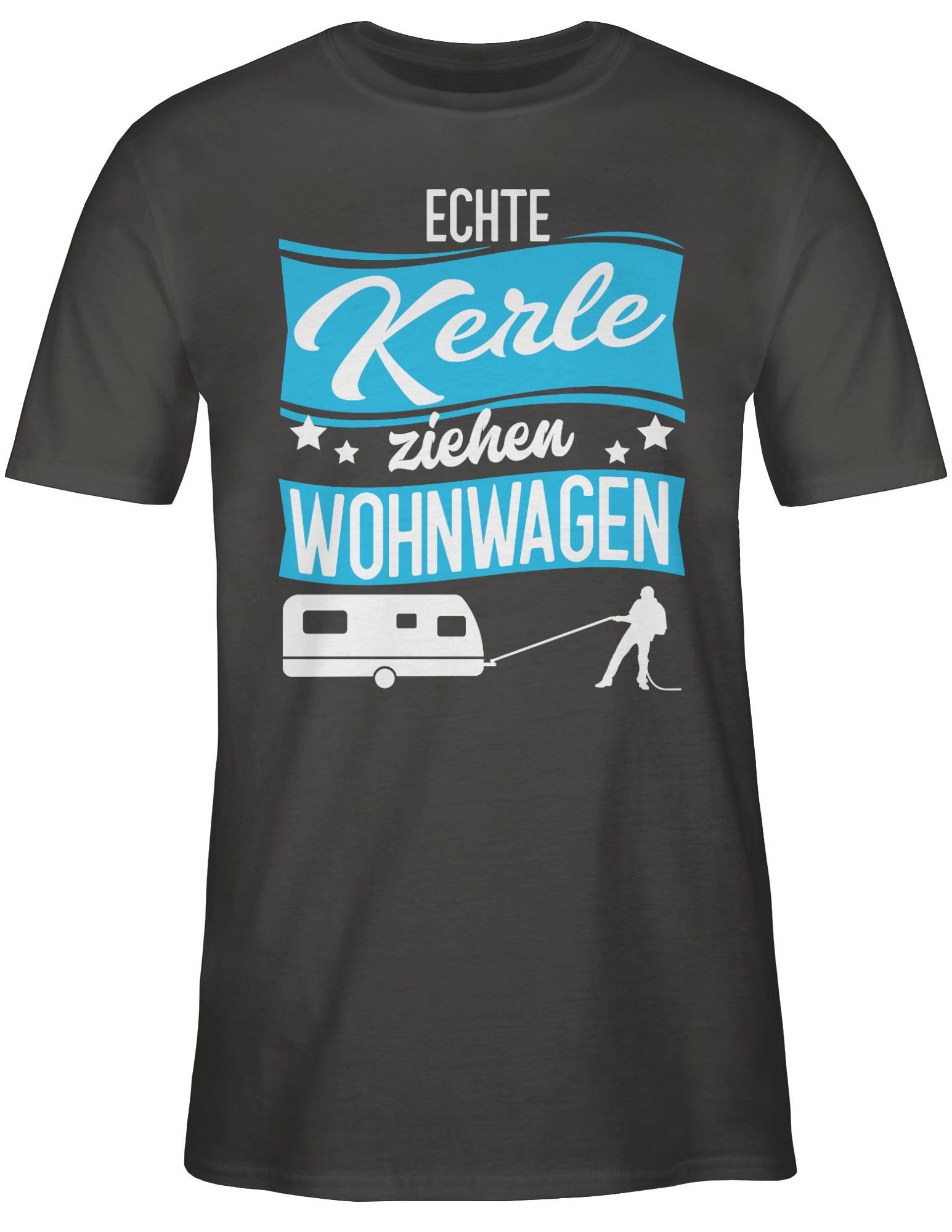 Shirtracer T-Shirt Echte Kerle ziehen Wohnwagen günstig online kaufen