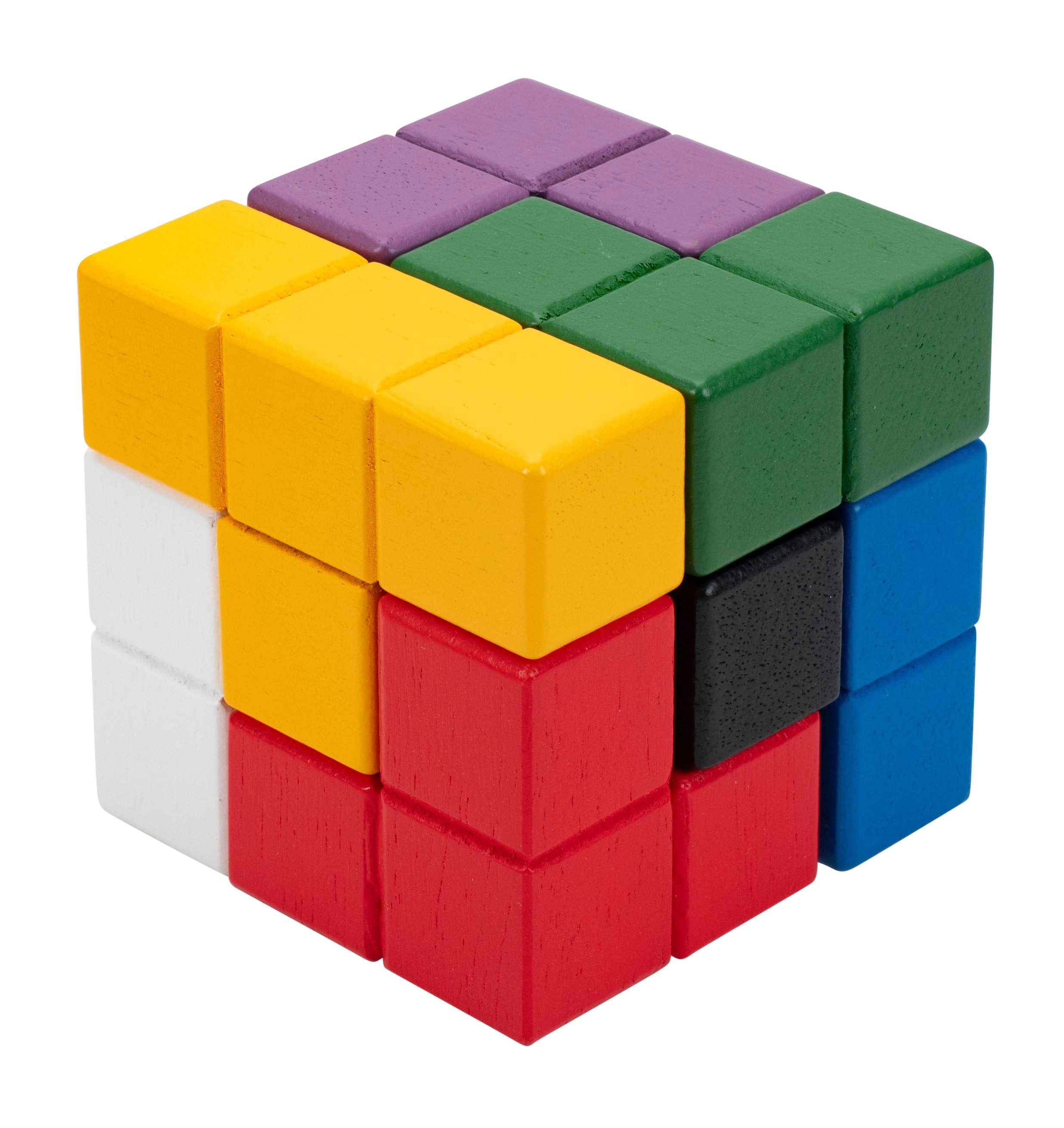 Betzold Lernspielzeug Soma-Würfel bunt - 3D Puzzle Geometrie fördern