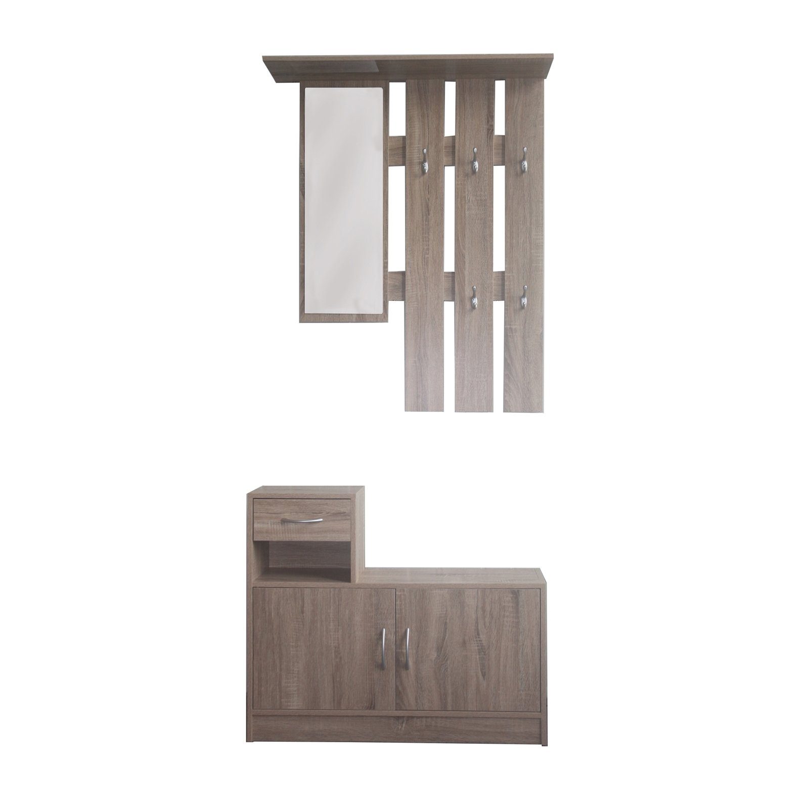 HTI-Line Garderoben-Set Garderobe Thekla, (Set, 2-St., günstig online kaufen