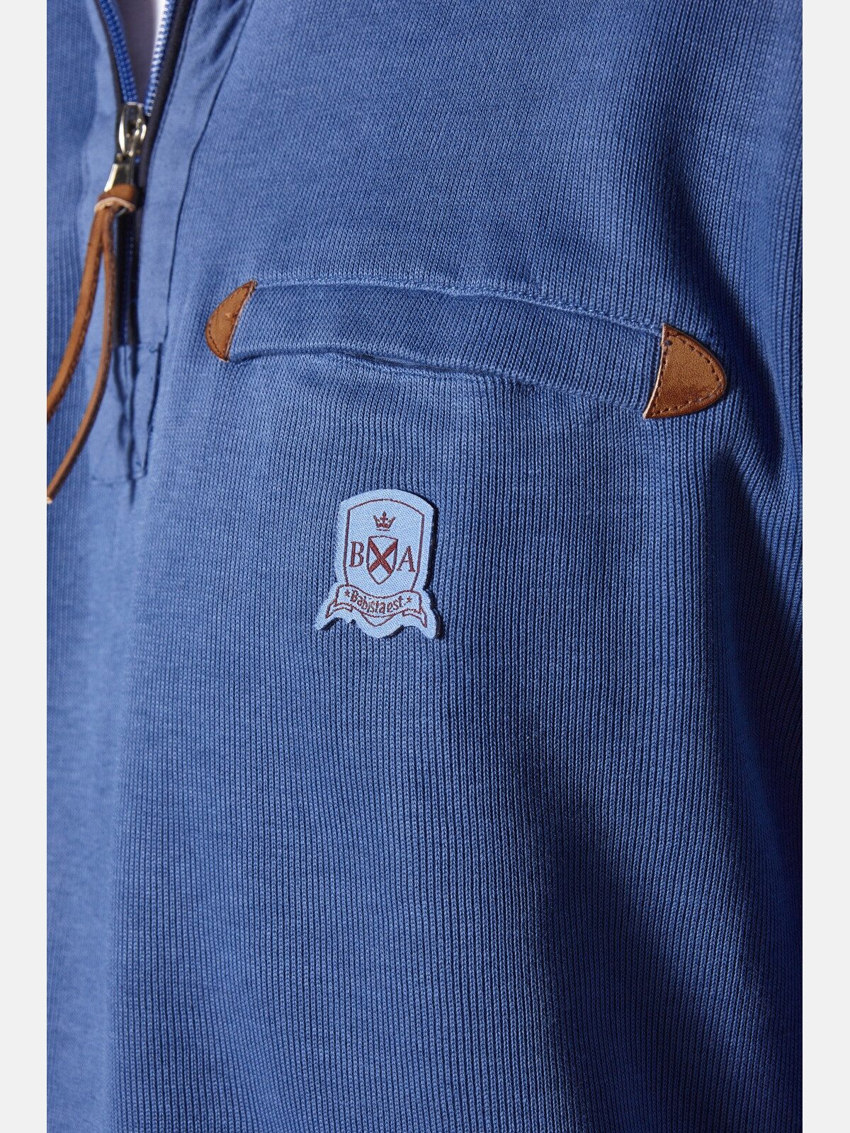 Babista Sweatshirt FLORINOZ mit markanten Lederdetails – Bild 5 von 5