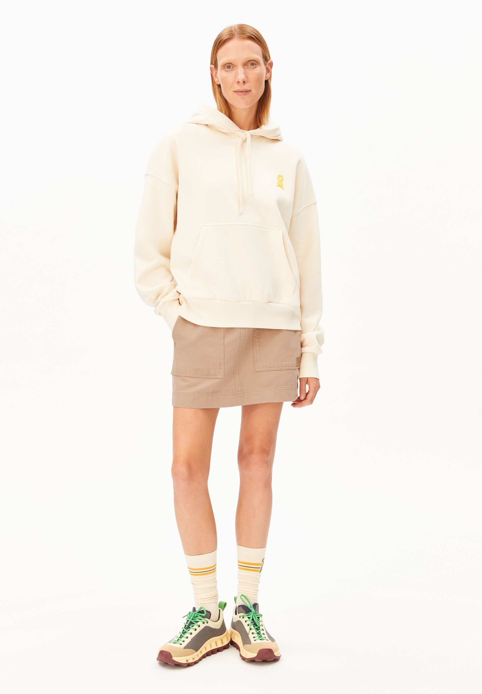 Armedangels Hoodie ICONIC Å FRANCISARAA Sweathoodie aus Bio-Baumwolle (1-tlg., Oversized Fit) Kängurutasche