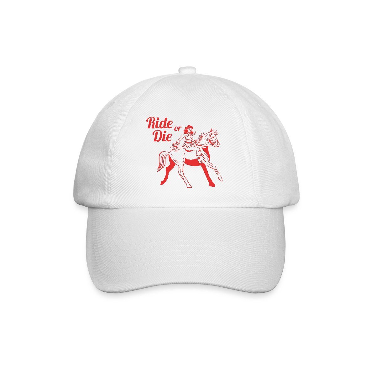 Spreadshirt Baseball Cap Ride Or Die Best Friends Western Cowboy Baseballkappe (1-St)