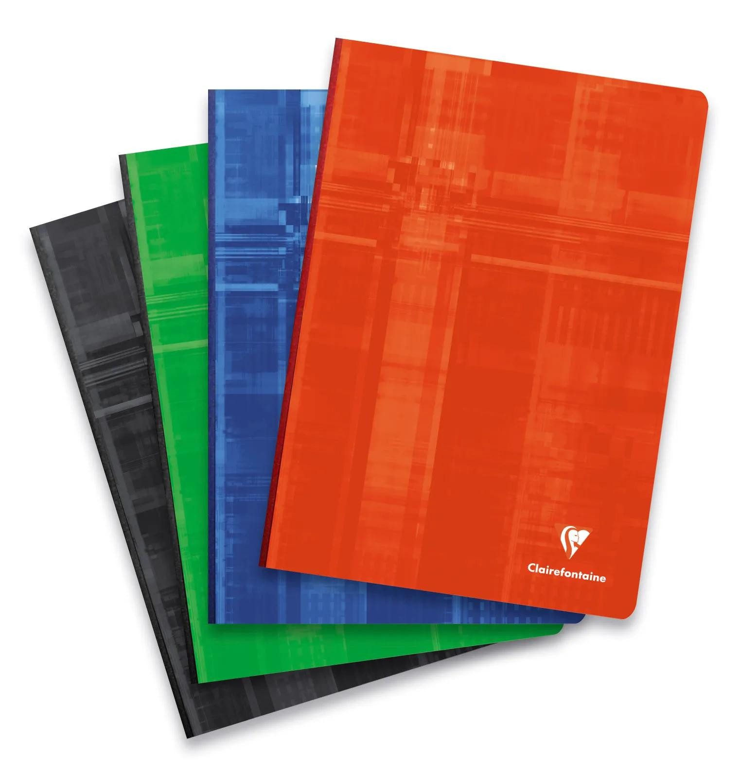 CLAIREFONTAINE Notizbuch 5x Ноутбуки A4 mit Softcover, 96 Blatt blanko Sortiert 9140C, Clairefontaine Metric