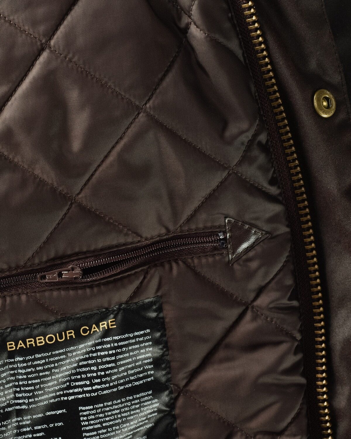 Barbour Langjacke Wachsjacke Prestbury