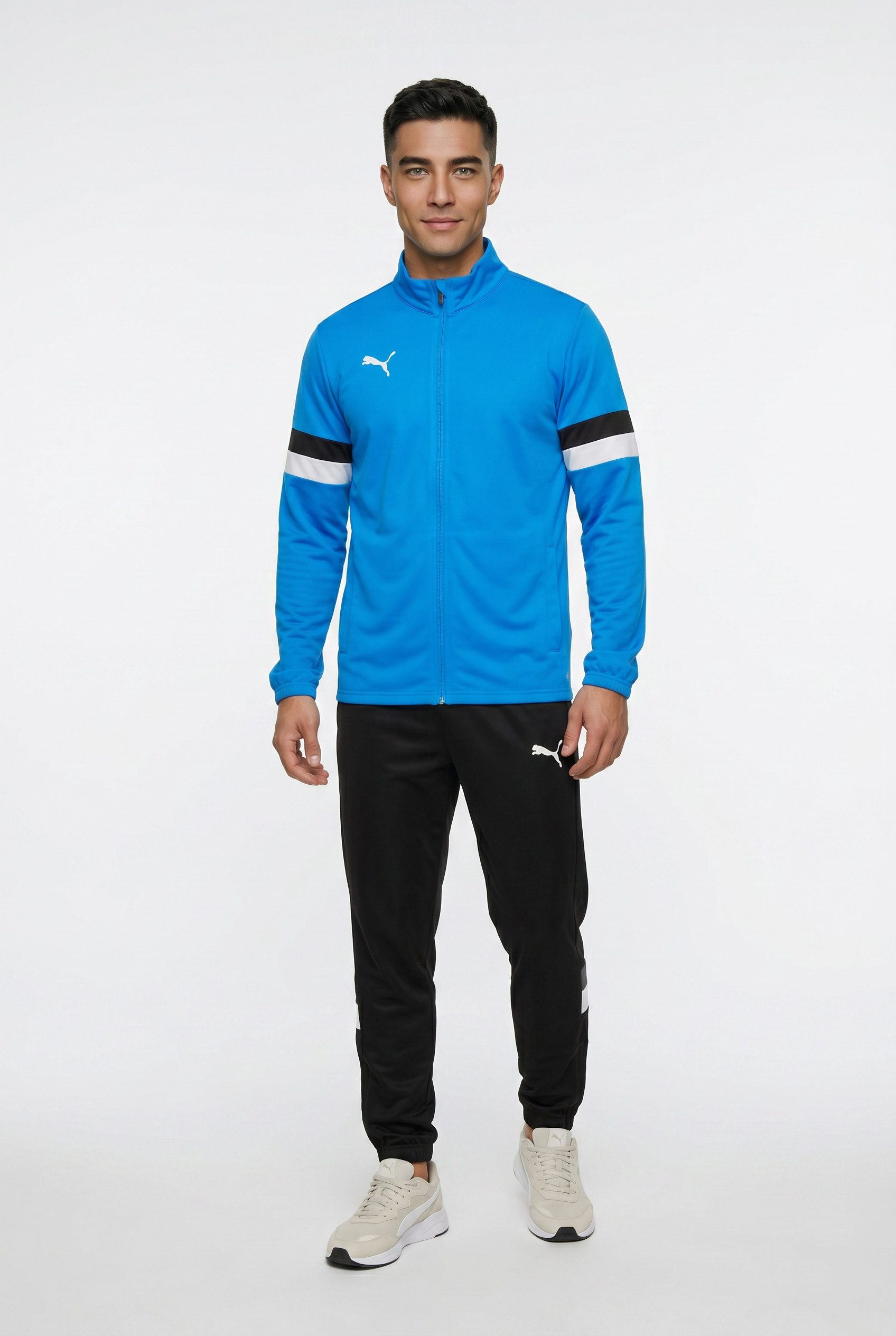 Puma Trainingsanzug TEAMRISE TRACKSUIT (2-tlg), zweiteiliges Set, Regular Fit, ohne Kapuze, Ansicht 1