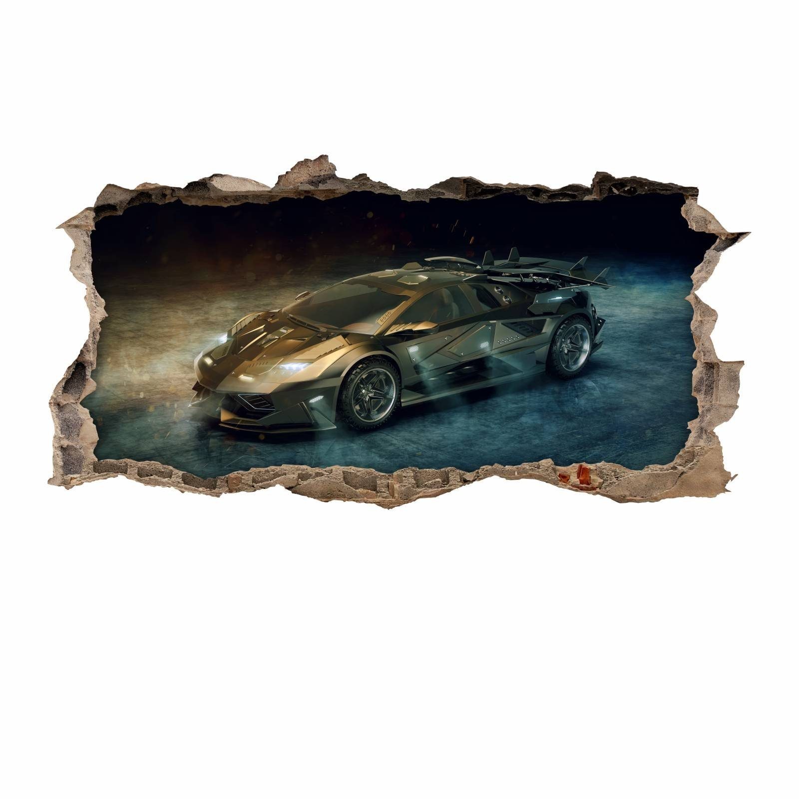 nikima Wandtattoo 104 Sportwagen gold - günstig online kaufen