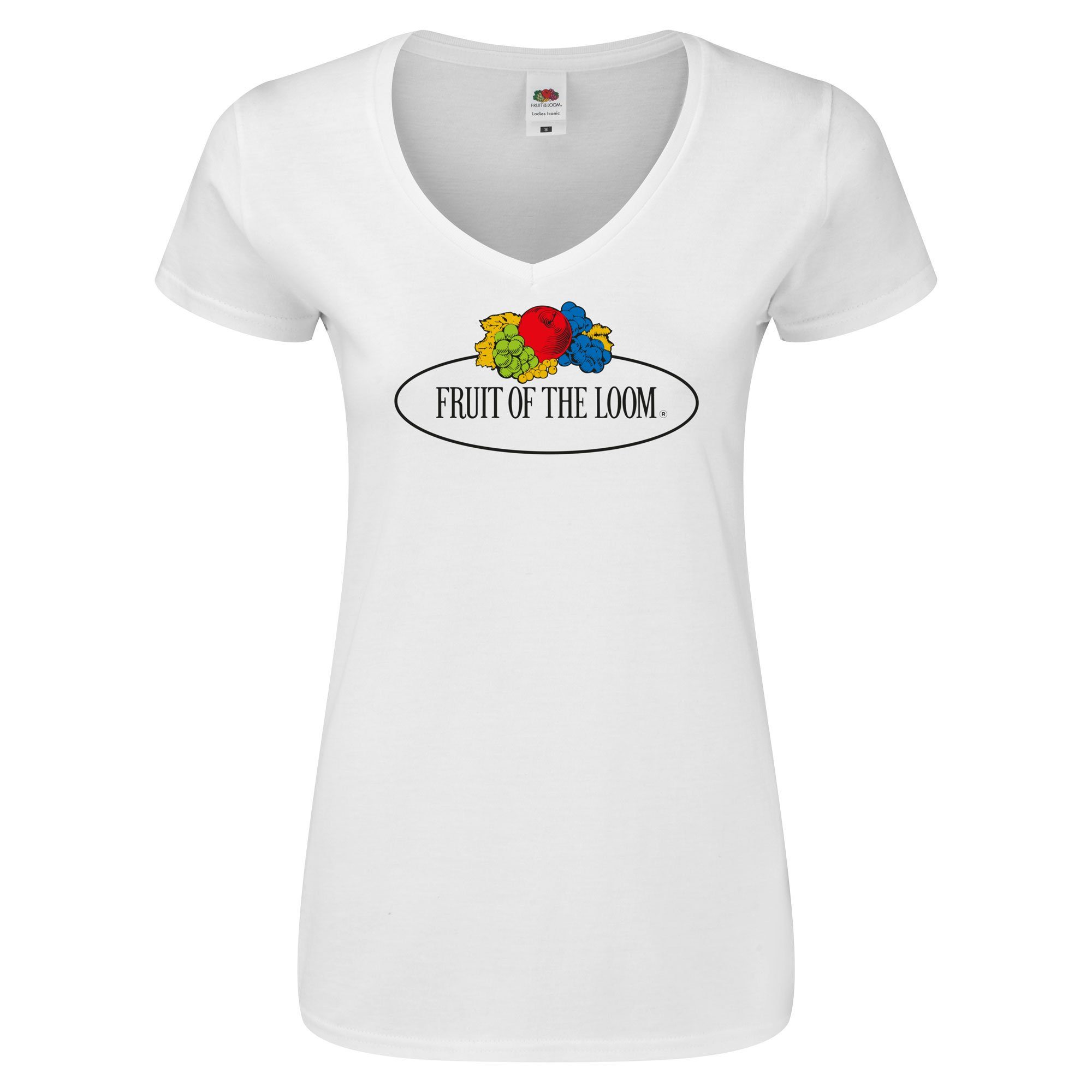 Fruit of the Loom V-Shirt Ladies Iconic 150 V-Neck T-Shirt