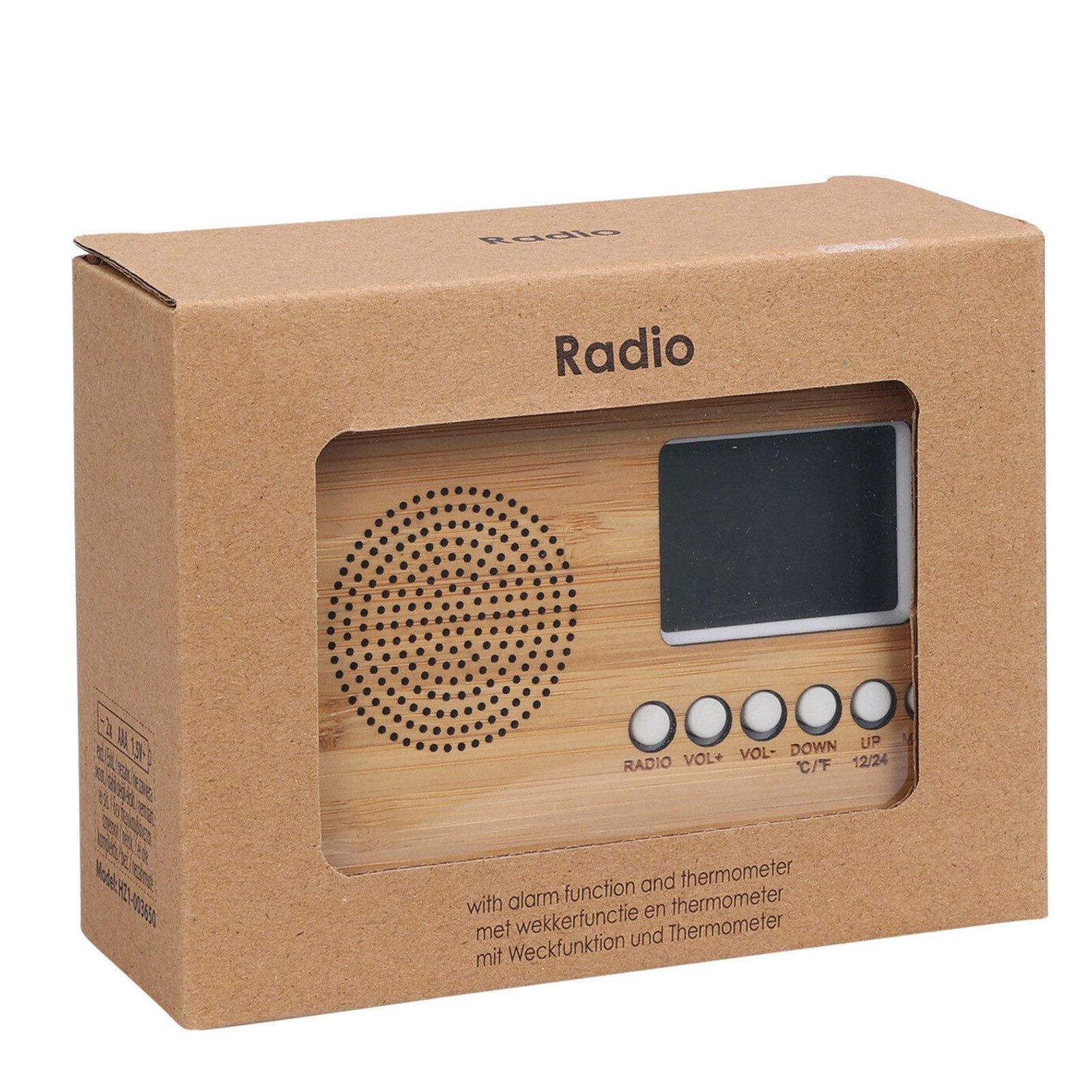 Koopman Radiowecker Wecker mit Radio und Temperaturanzeige günstig online kaufen