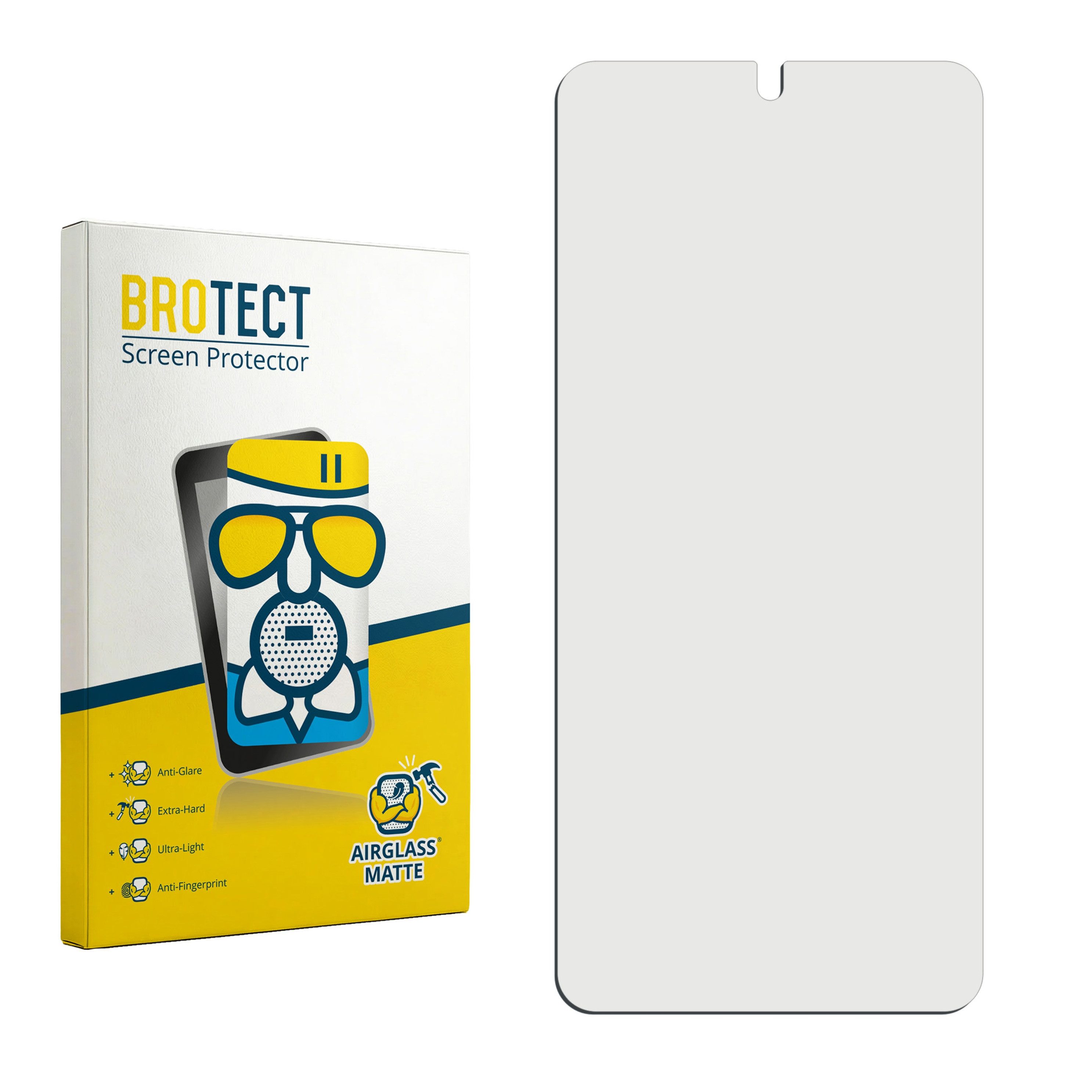 BROTECT Displayschutzglas Folie für Xiaomi Redmi Note 11, Schutzfolie Glas Panzer Display Schutz matt – Bild 3 von 5
