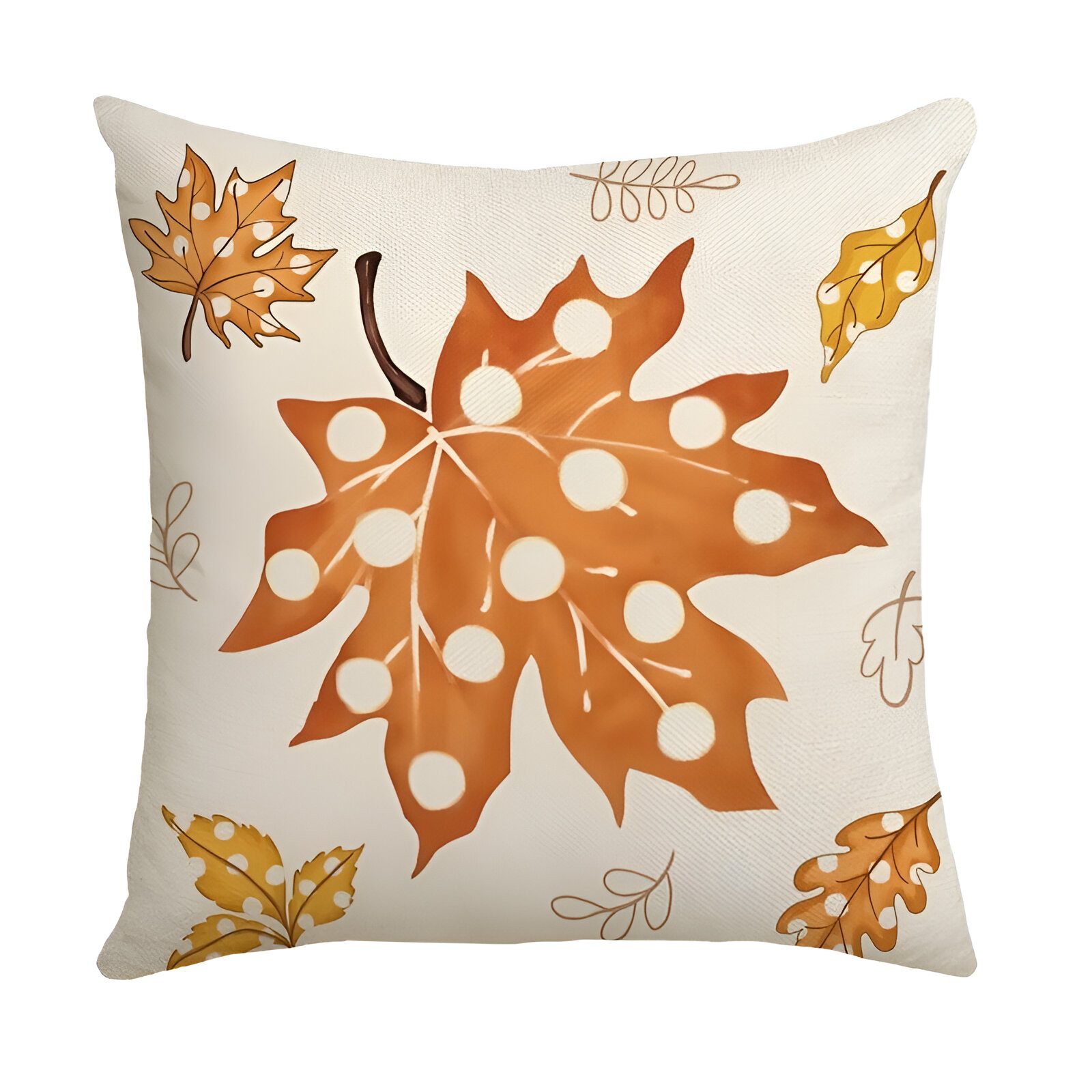 WS-Trend Kissenhülle Herbst Motiv 2er Set Kissenbezug Dekokissen 45x45 cm, (2 Stück)