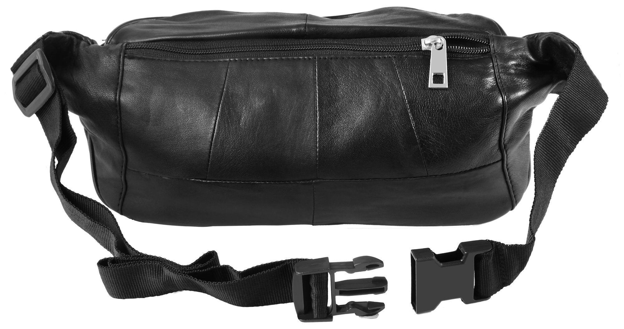 STEINMEISTER Bauchtasche Kamel Unisex Hüfttasche Gürteltasche aus Echtleder