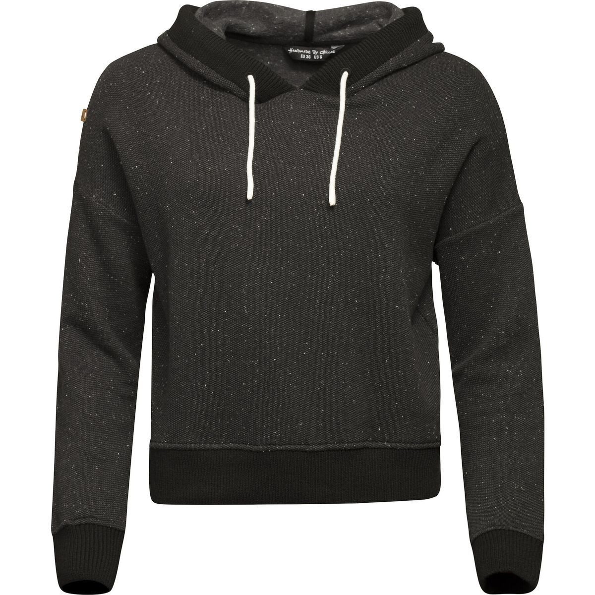 Chillaz Sweatshirt Chur Stilvoller, geruchsneutraler Hoodie aus Wolle im Crop-Schnitt mit