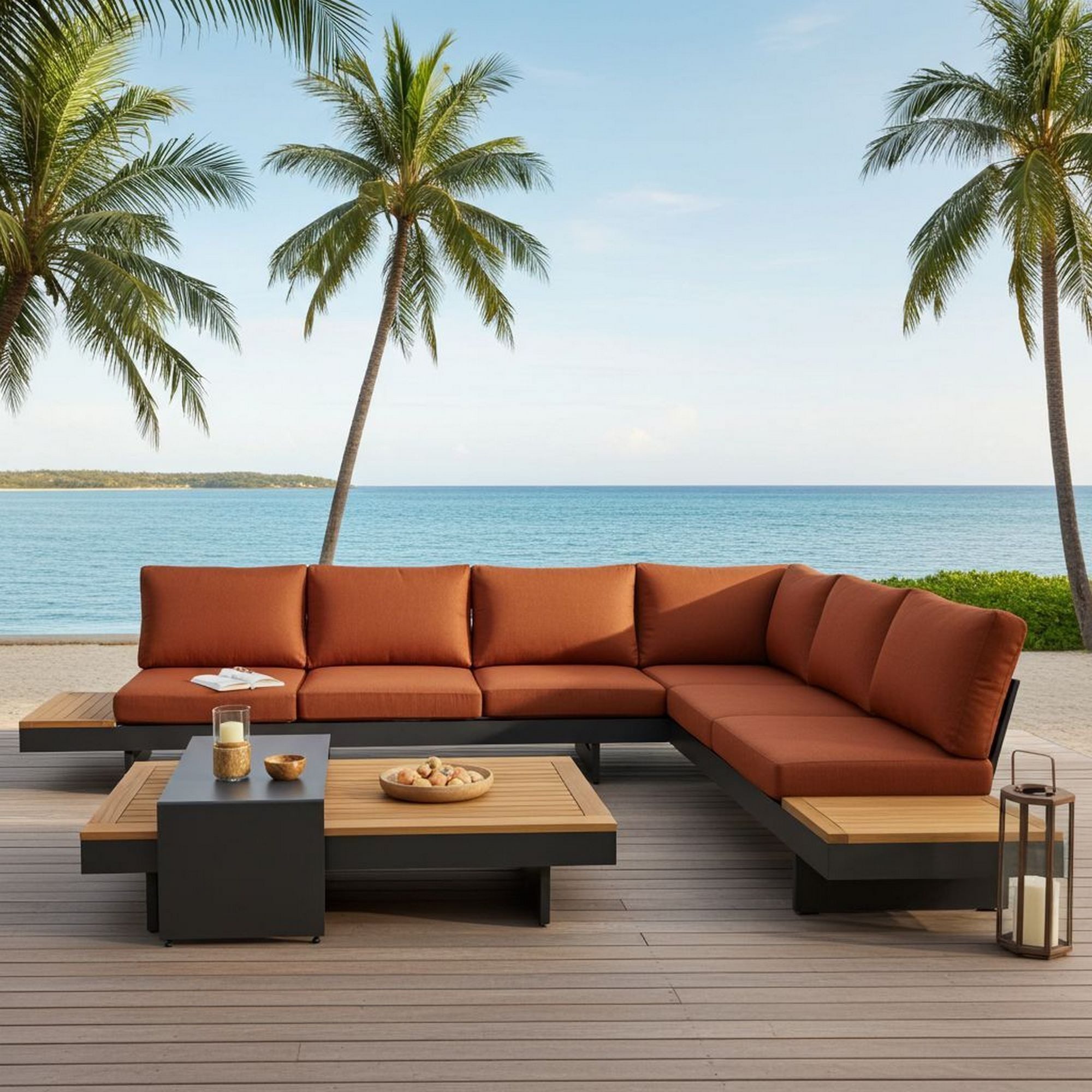 Lesli Living Gartenlounge-Set Lesli Living Lounge-Set Barbados Terra
