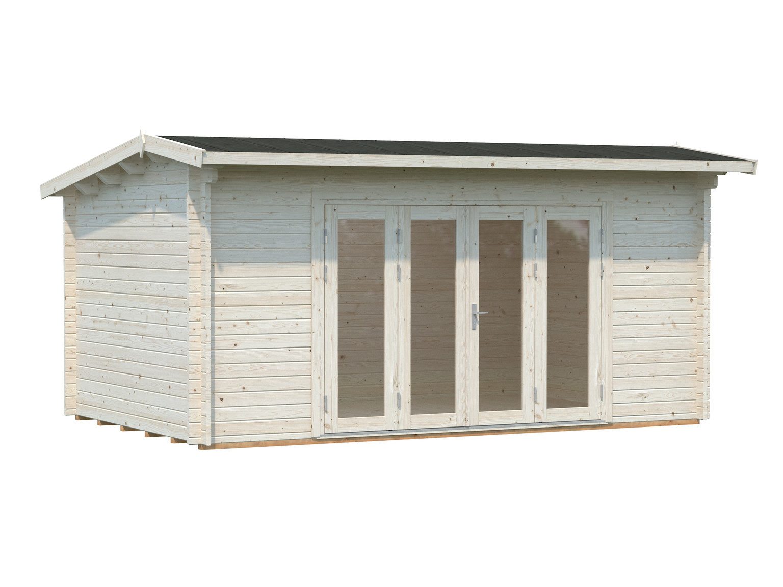 Palmako Gartenhaus Palmako Gartenhaus Ines, 44 mm, 524 x 379 x 250 cm, transparent tauchimprägniert