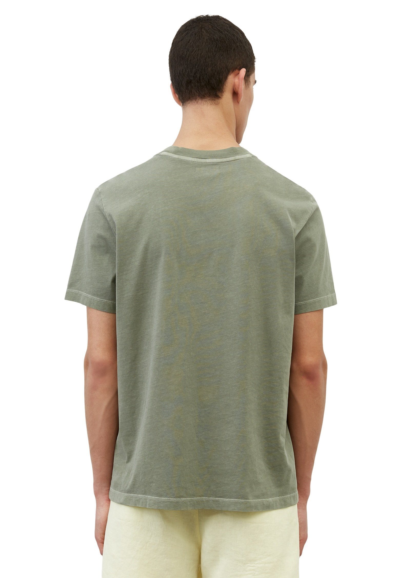 T-Shirt oliv aus reiner (45) Marc Bio-Baumwolle O'Polo