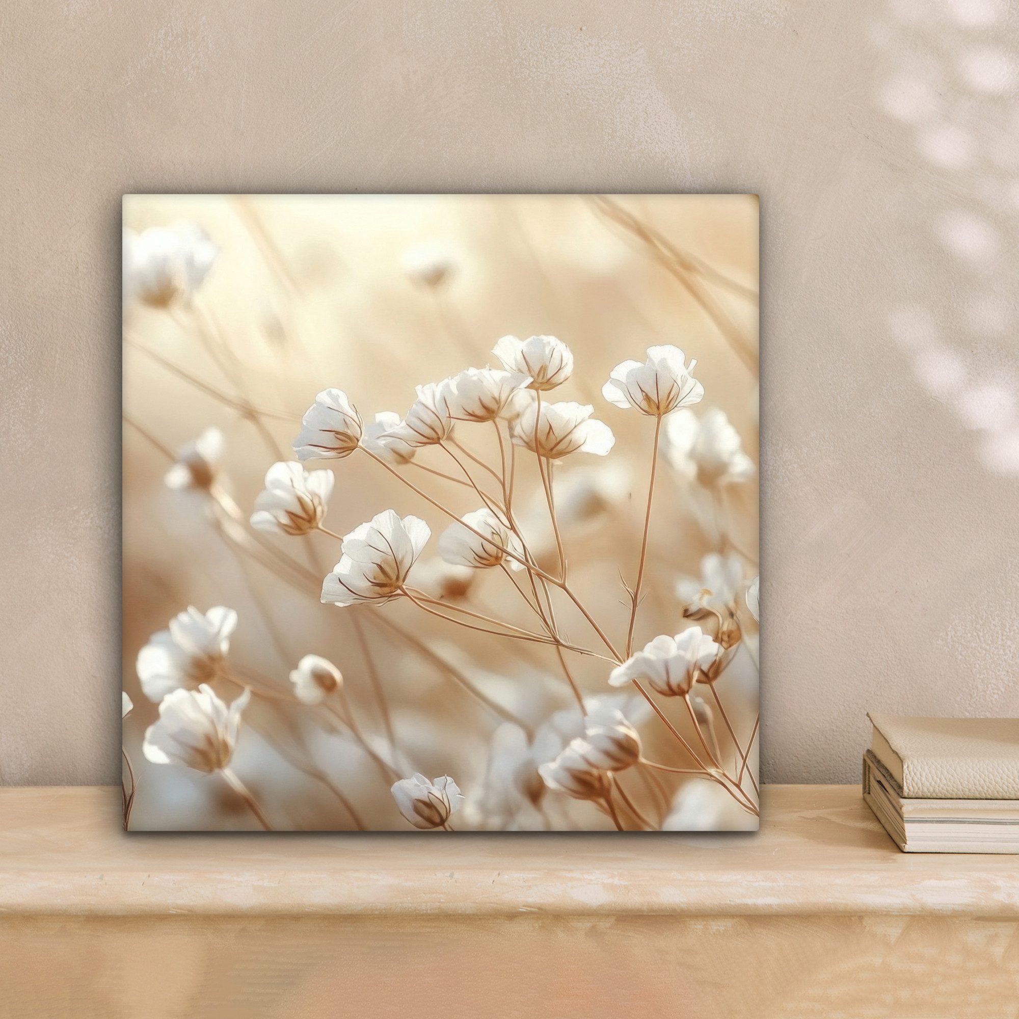 OneMillionCanvasses® Leinwandbild Wild - Blumen - Weiß, Fotodruck (1 St), W günstig online kaufen
