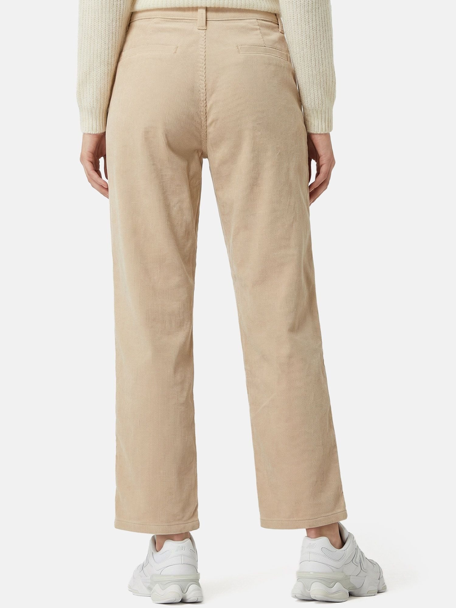 Tazzio Stoffhose F142 Cordhose mit Bundfalten, Wide Leg, hoher Bund