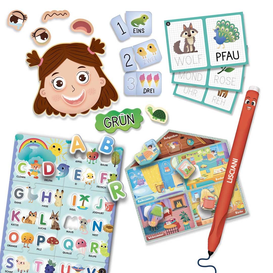 Lisciani Spiel Montessori-Pen, Für jeden Tag ein Spiel, Lernspiel, Made in Europe