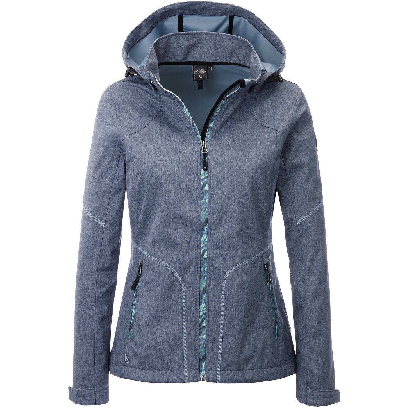 DEPROC Active Softshelljacke SOUTH TWIN PEAK WOMEN mit abnehmbarer Kapuze