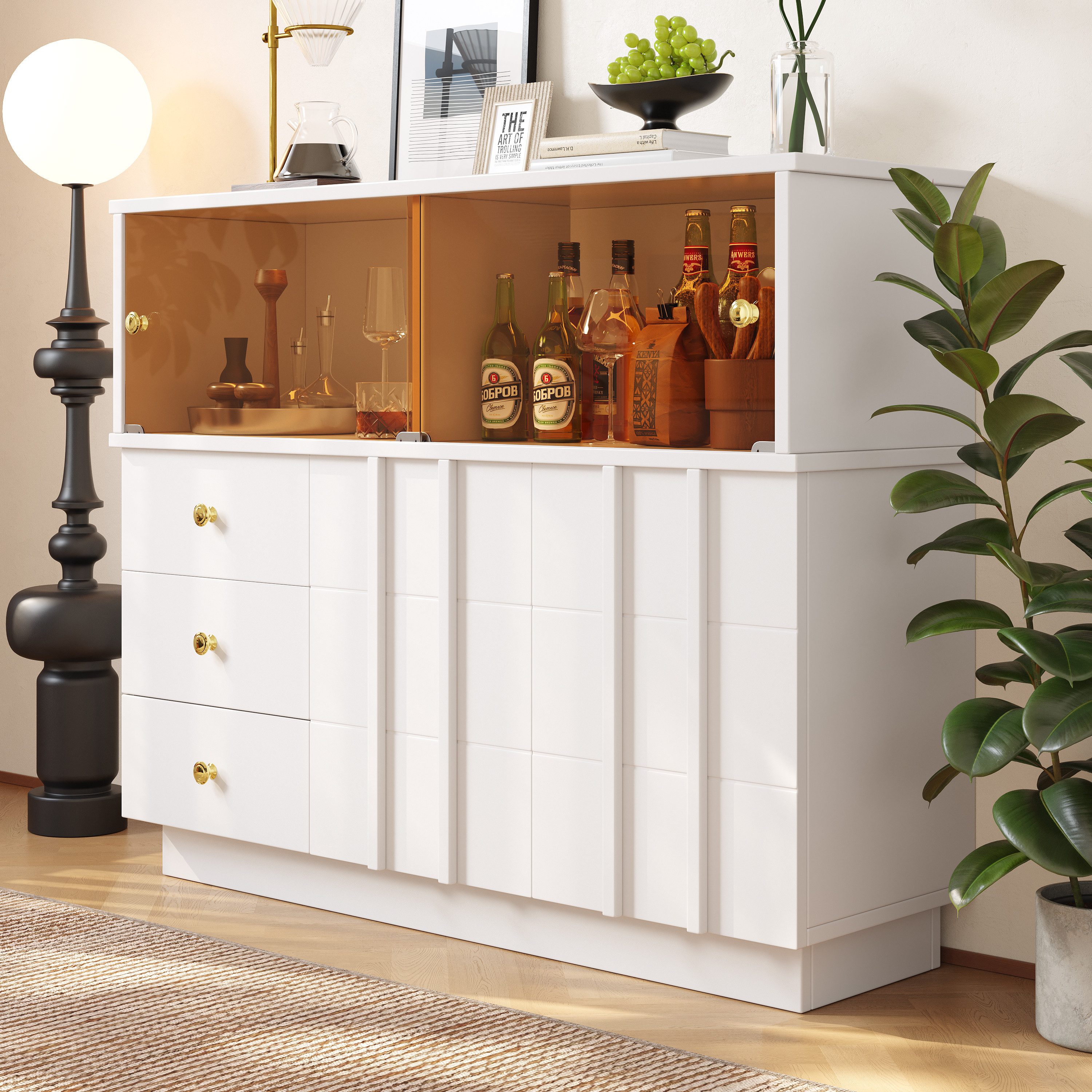MODFU Sideboard Aufbewahrungsschrank mit ausreichend Stauraum günstig online kaufen