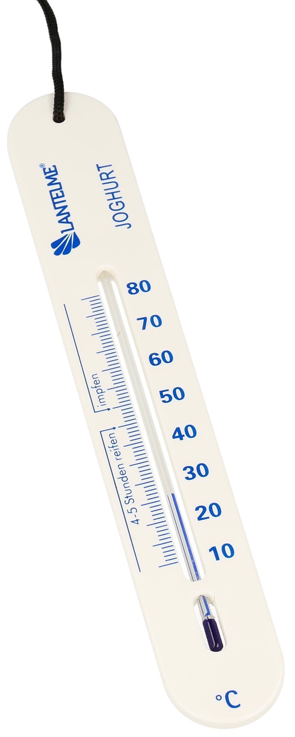 Lantelme Kochthermometer Joghurtthermometer selbst sinkend, 20cm, 10 bis 80  Grad