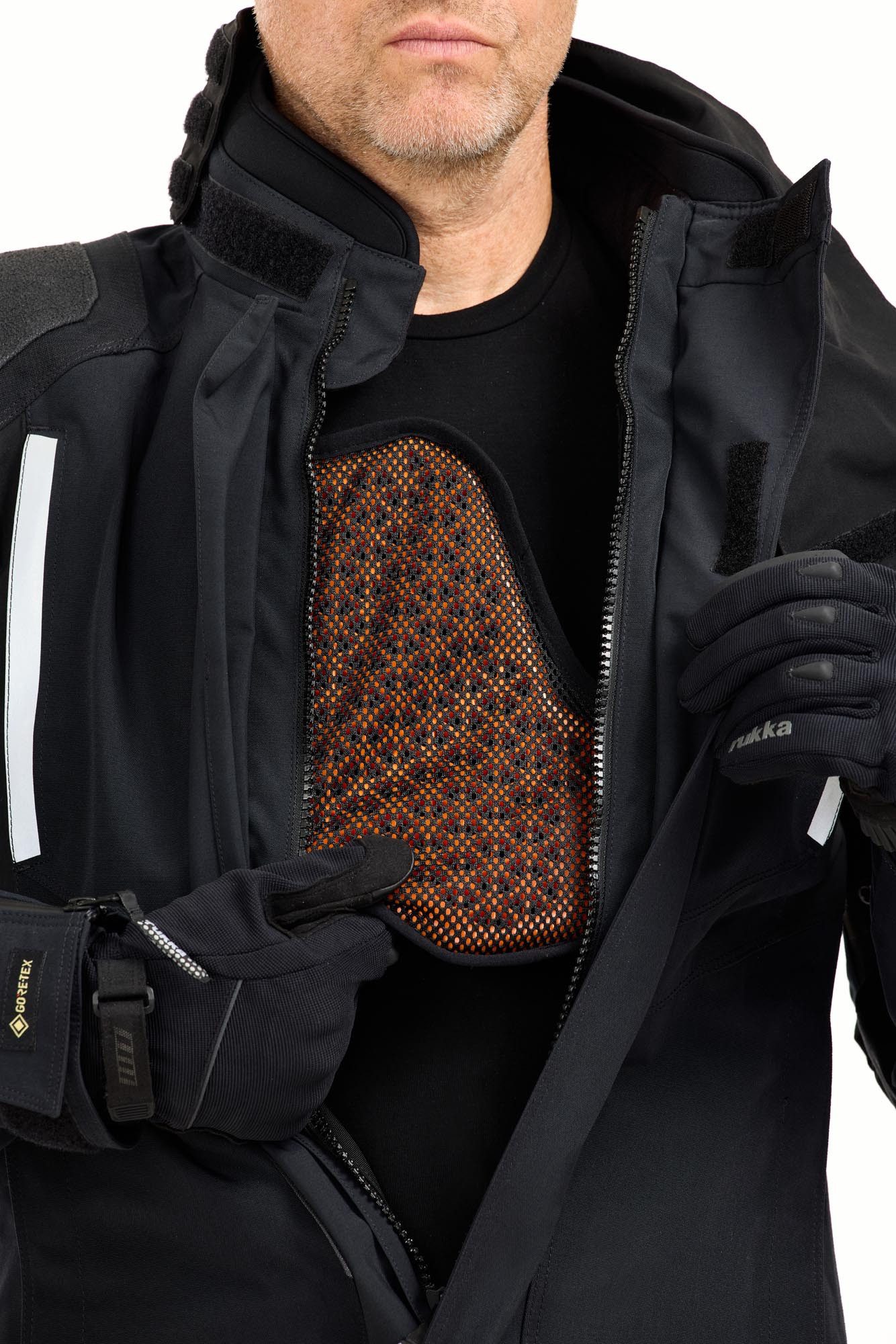 Rukka Motorradjacke Shield-R Motorrad Textiljacke Rückenprotektor enthalten,wasserdicht