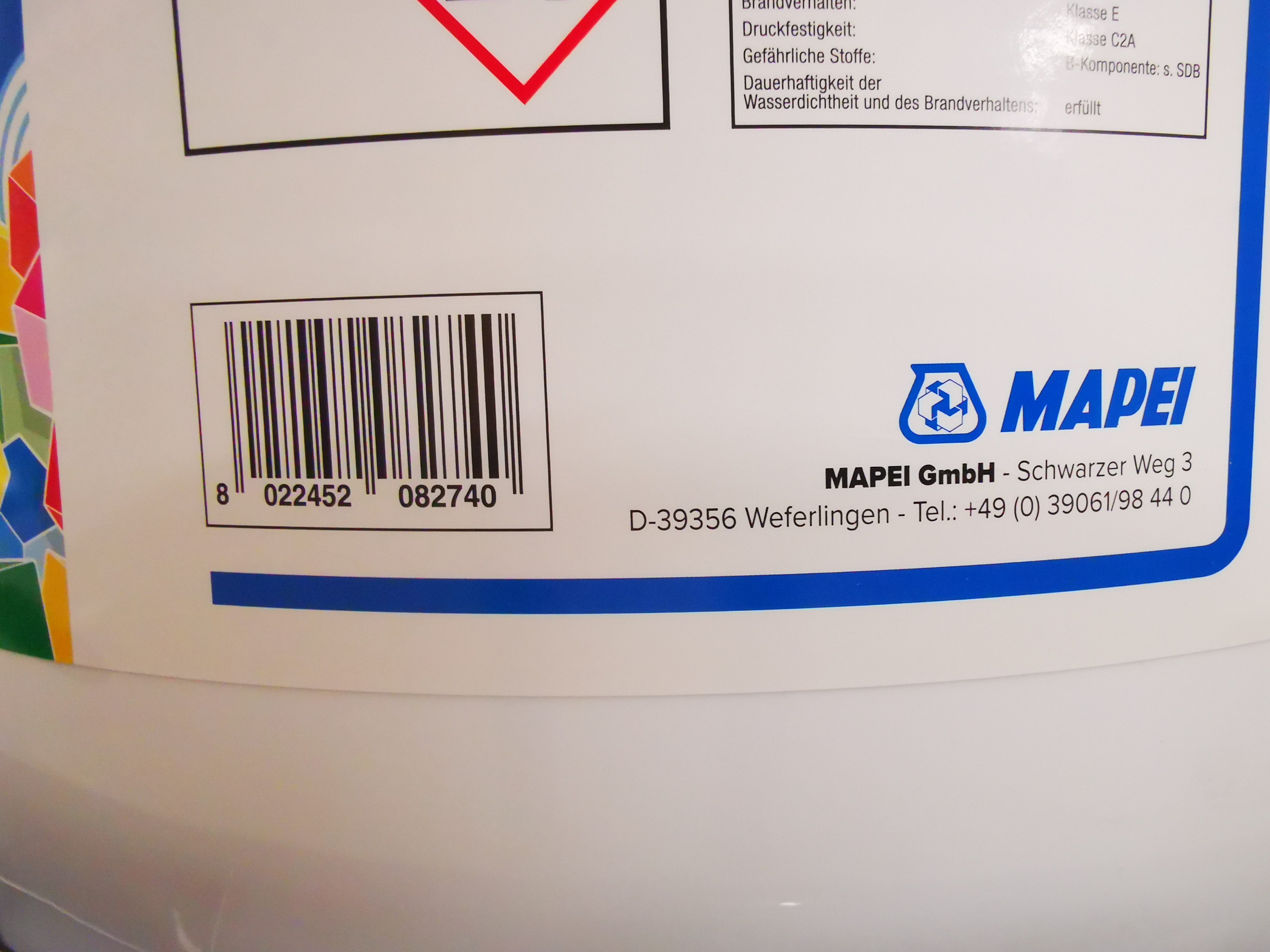 MAPEI Dichtstoff Mapei Plastimul 2k Poly Classic Bitumen Dickbeschichtung 30 L, Bitumendickbeschichtung, Zweikomponentige