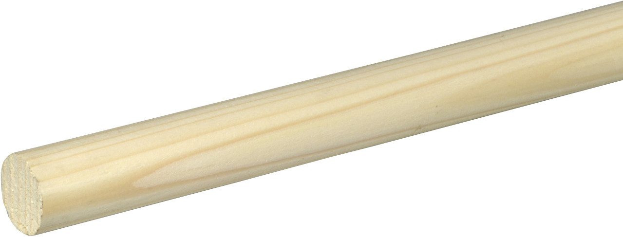 Sockelleiste FN Neuhofer Rundstab 100 cm 28 x 28 mm Fichte oder