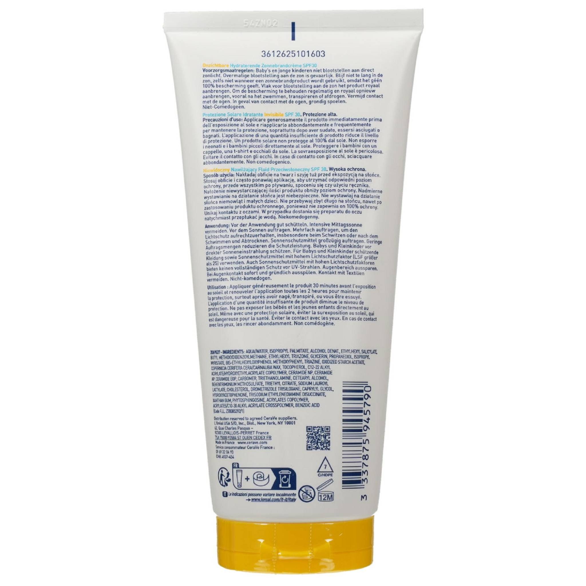 CeraVe Sonnenschutzcreme CERAVE Sonnenschutz Körper feuchtigkeitssp.SPF 30 177ml PZN 20115662