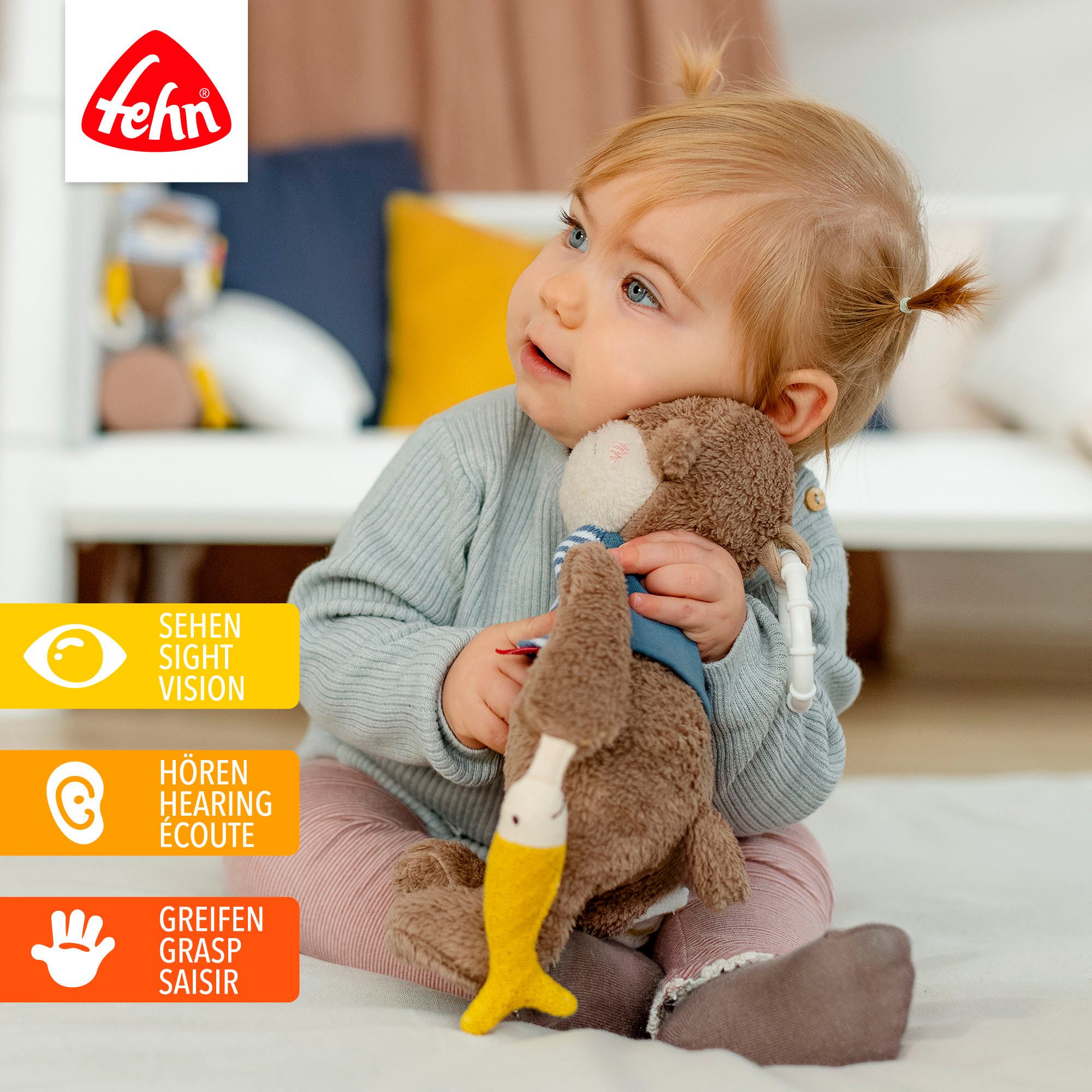 Fehn Greifspielzeug Otter Theo, Activity-Otter, zur günstig online kaufen