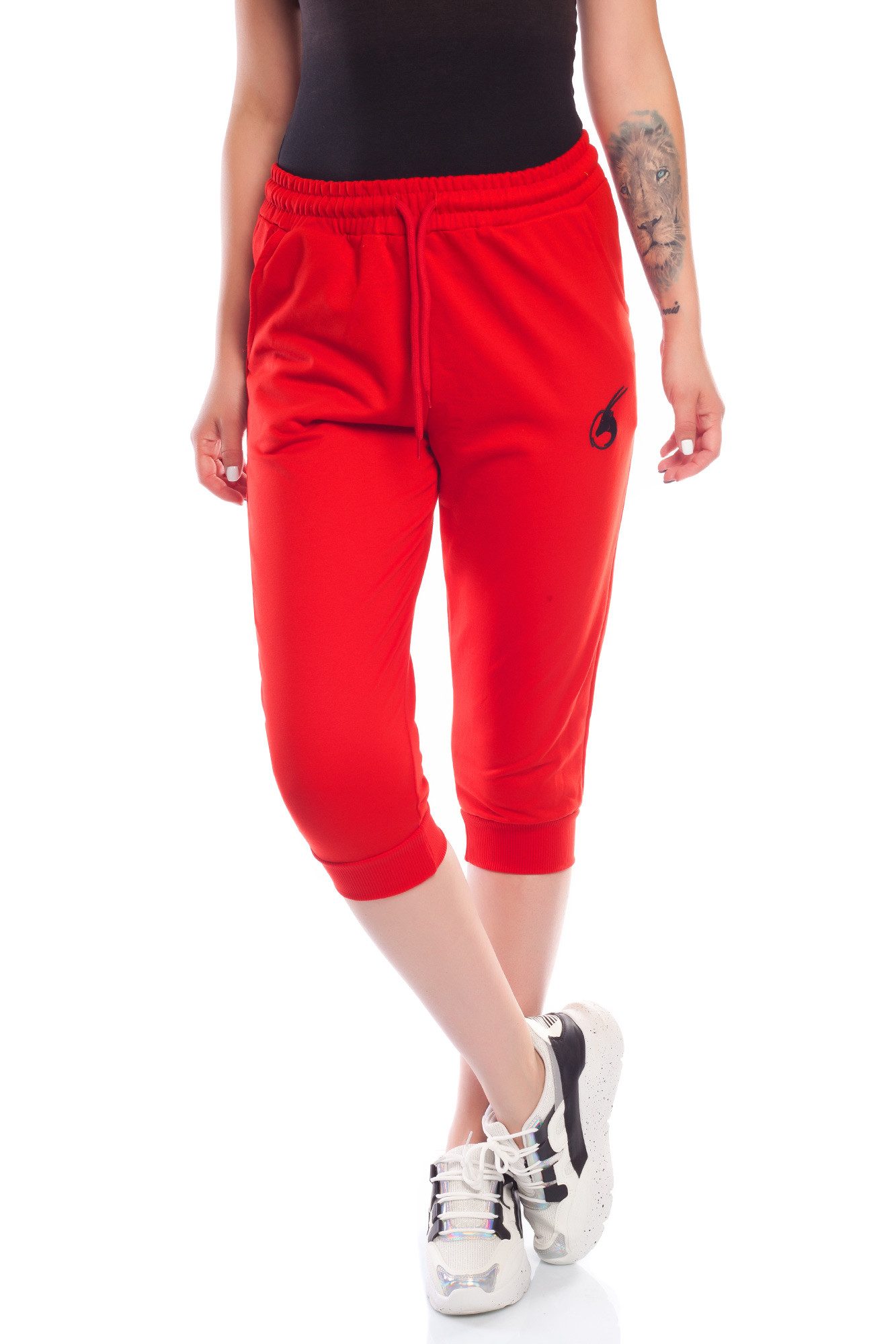 Bongual 3/4-Sweathose Jogginghose Capri Basics in Unifarbe günstig online kaufen