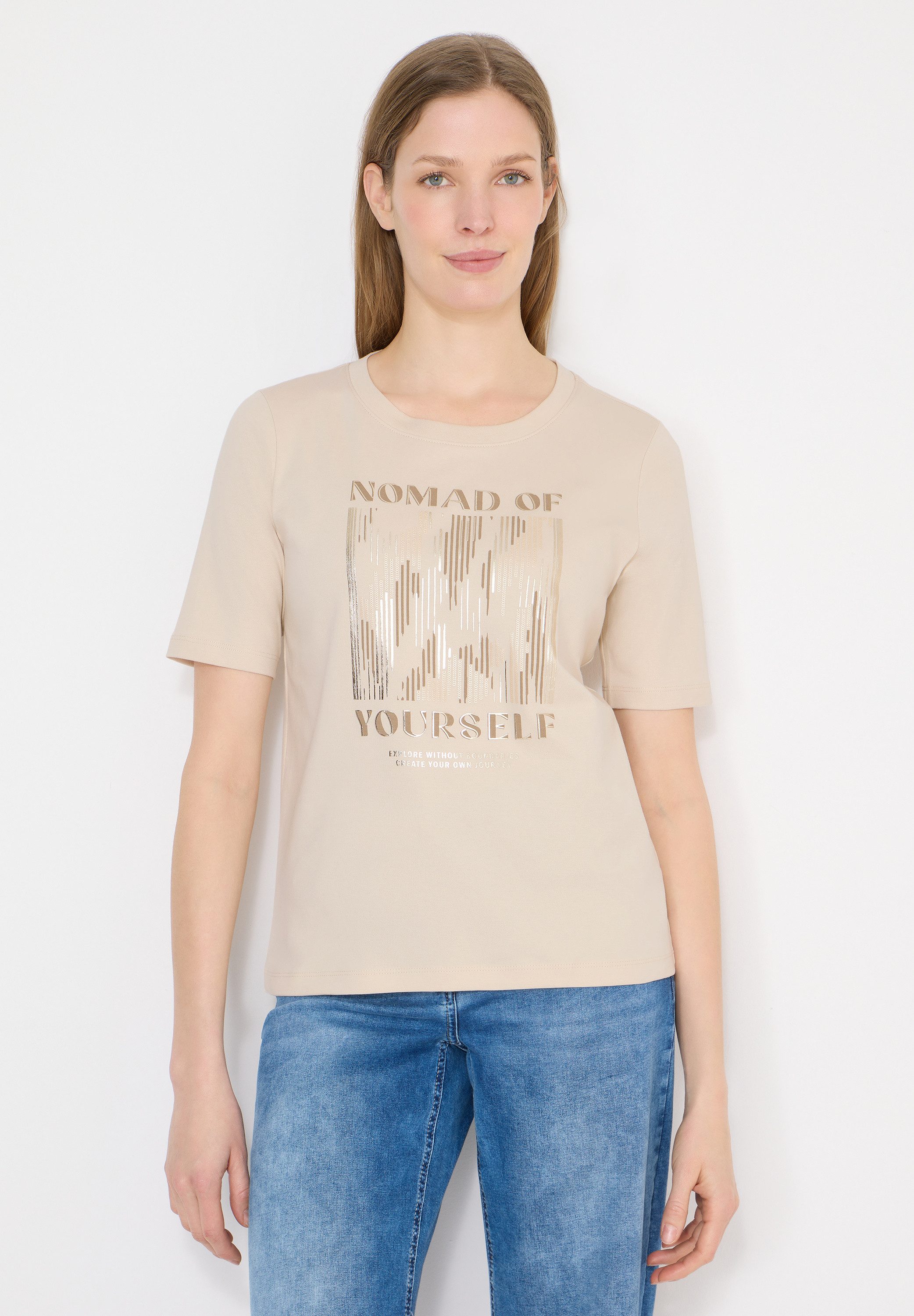 CECIL Print-Shirt mit Wording und Print