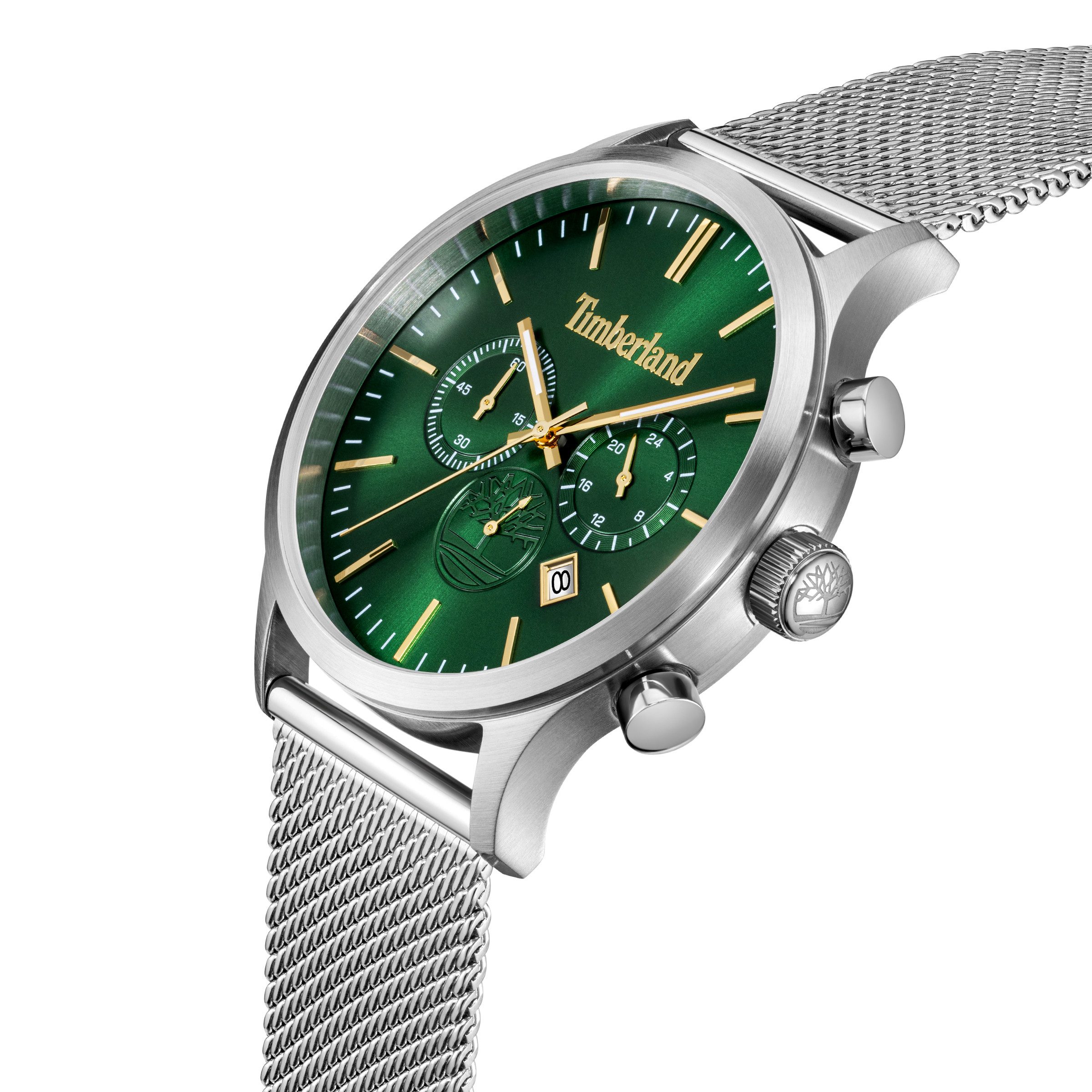 Timberland Chronograph Annes Brook TDWGI0068402, Quarzuhr, Armbanduhr, Herrenuhr, Edelstahlarmband, analog, Tag