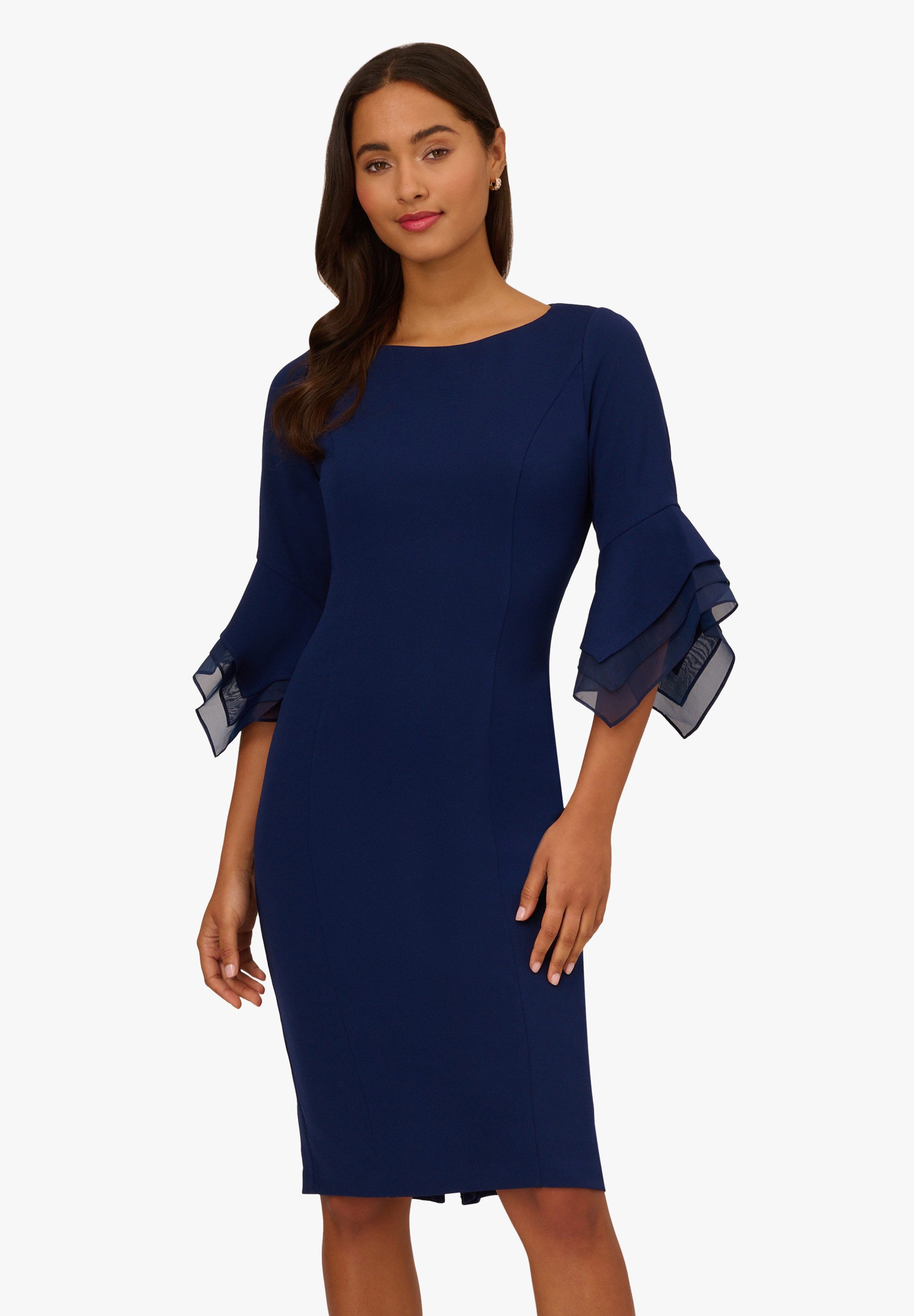 Adrianna Papell Cocktailkleid Knit Crepe Tiered günstig online kaufen