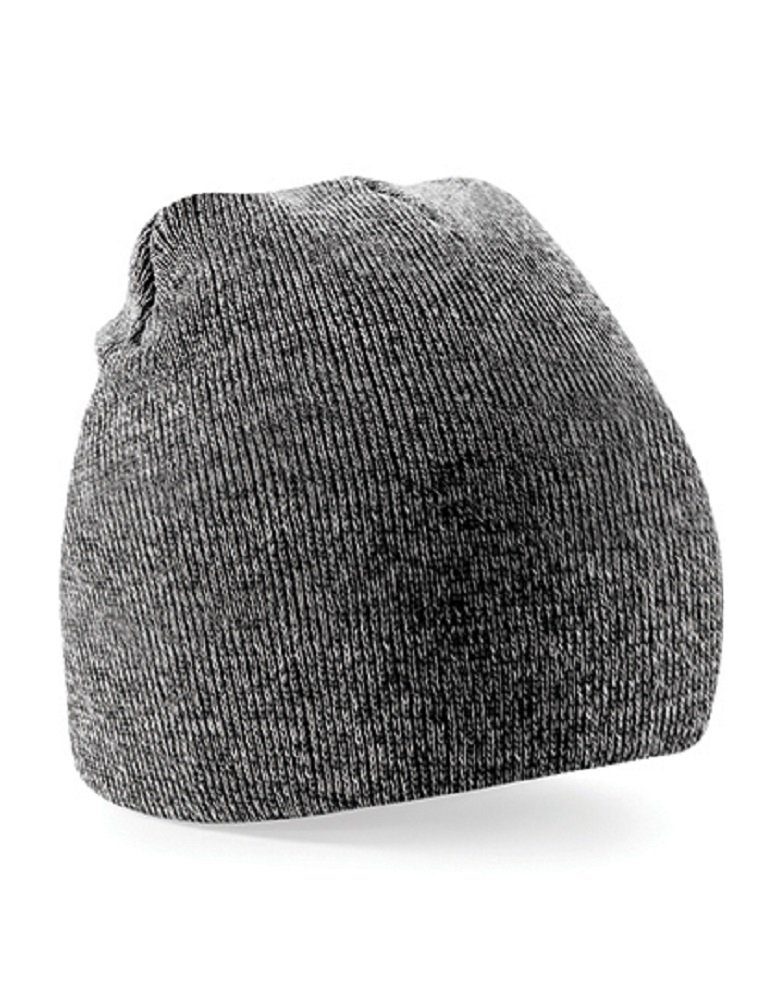 Beechfield® Strickmütze Damen Wintermütze Mütze Beanie Weiches Polyacryl (Soft Touch) grau