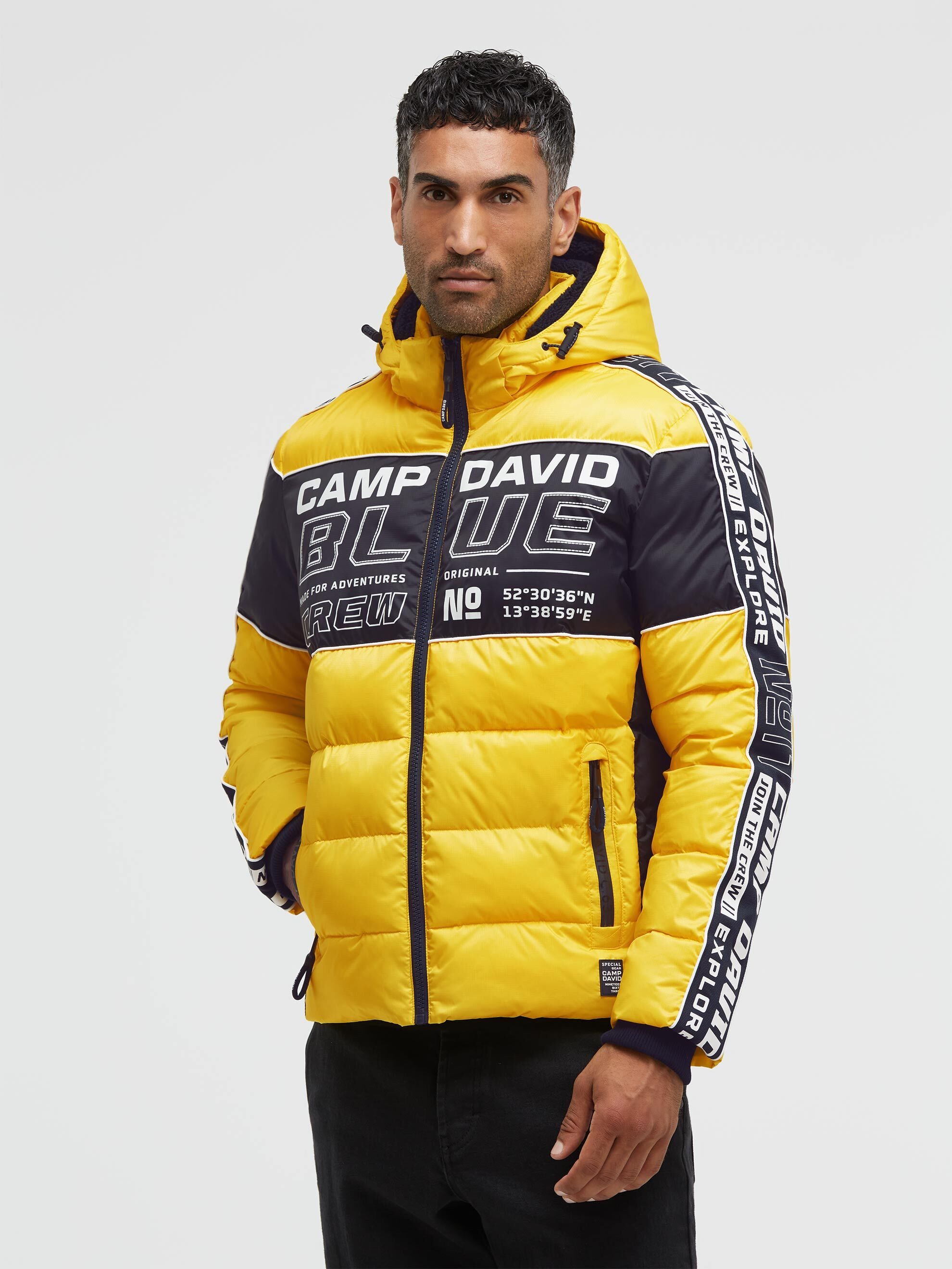 CAMP DAVID Winterjacke mit abtrennbarer Kapuze