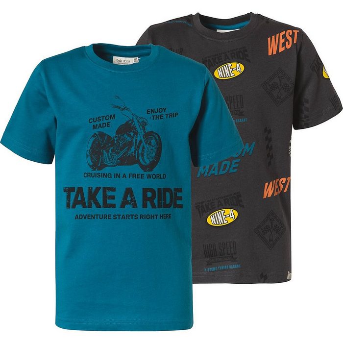 myToys COLLECTION T-Shirt T-Shirt Doppelpack für Jungen von ZAB kids