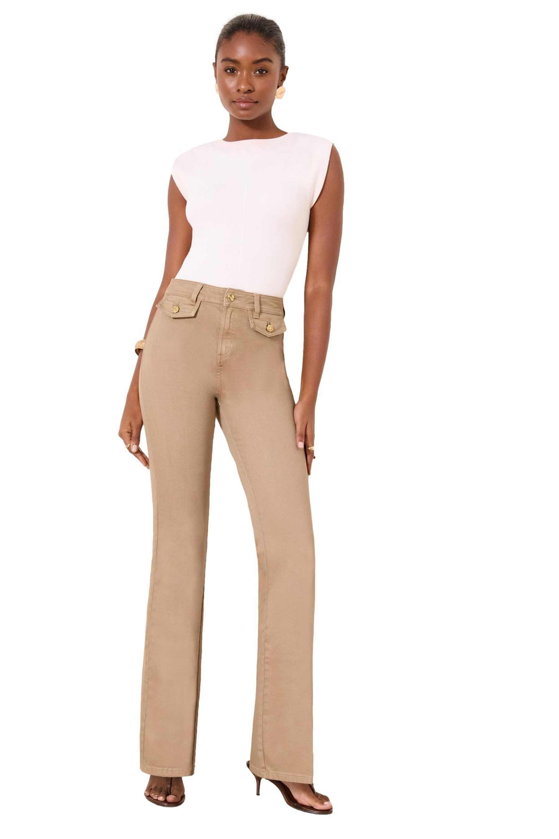Schlagjeans Lipsy Glamouröse Jeans mit Schlag, Petite