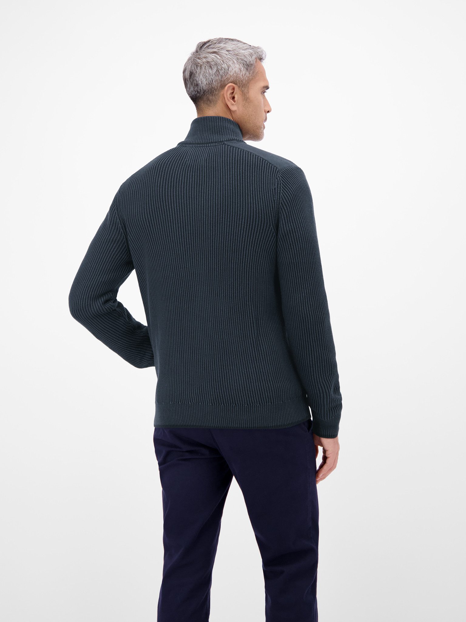 LERROS Strickjacke mit Stehkragen und sportiver Struktur günstig online kaufen