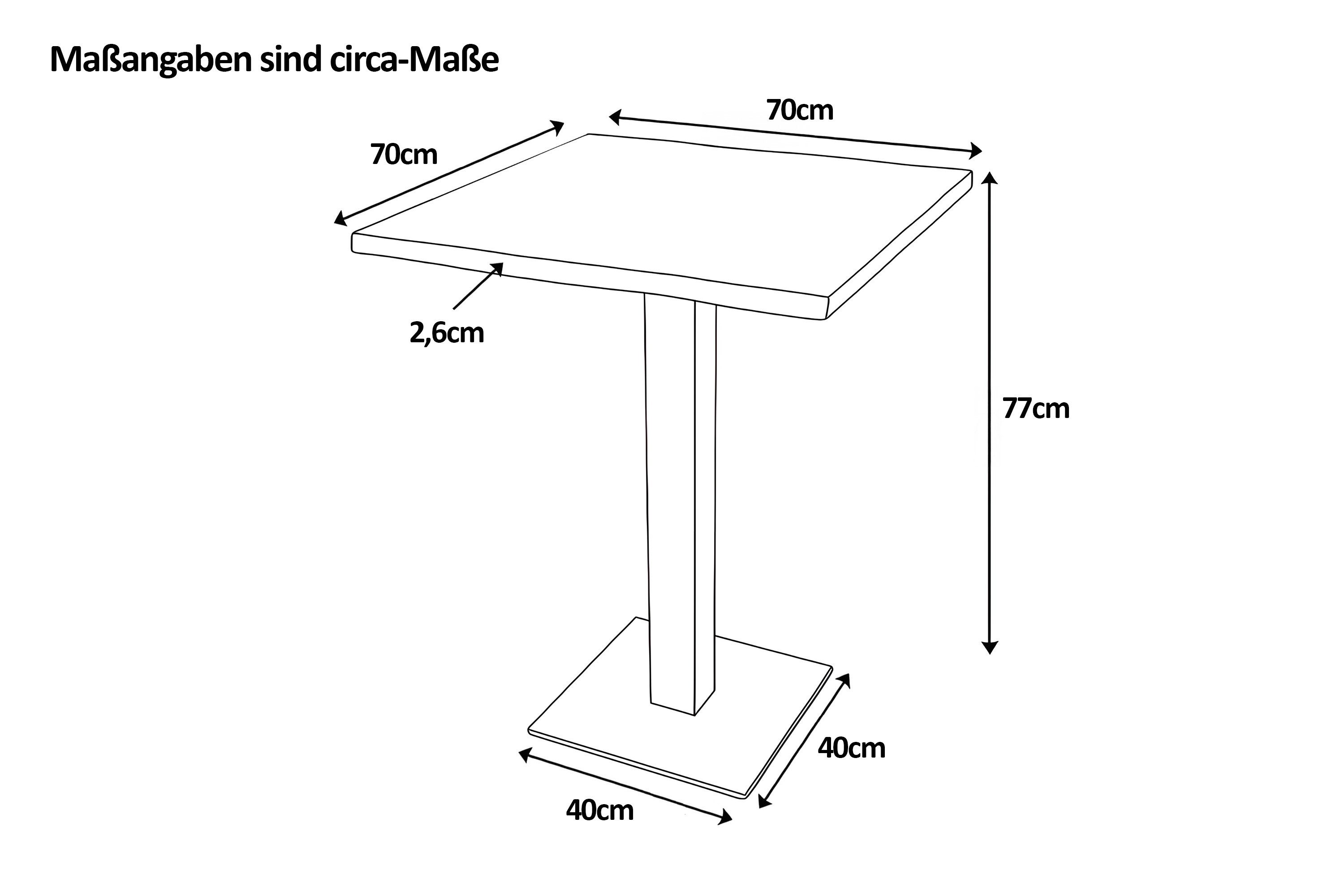 SAM® Baumkantentisch Inge, massive Akazie oder günstig online kaufen