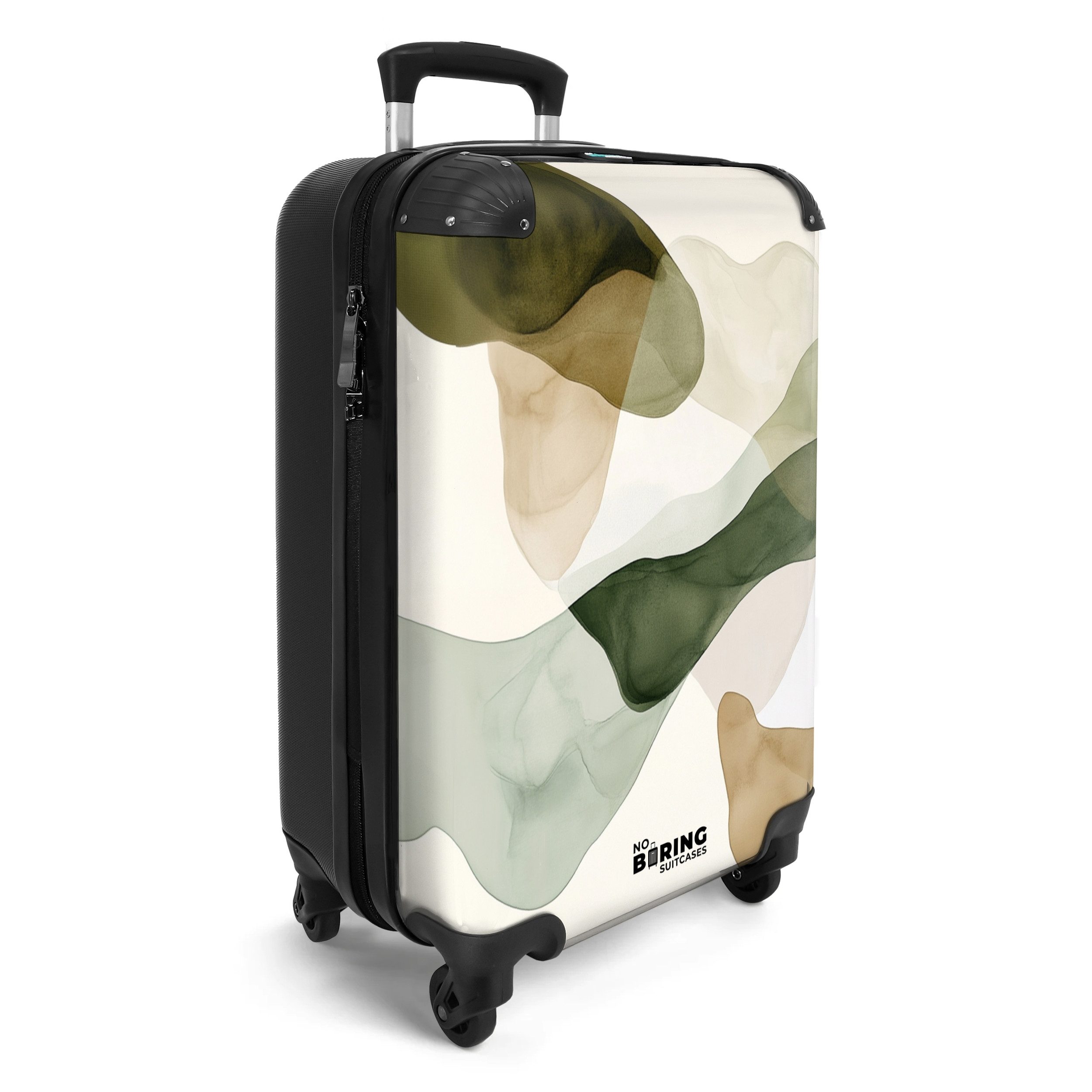NoBoringSuitcases.com© Hartschalen-Trolley Fließende Farbflächen auf cremef günstig online kaufen