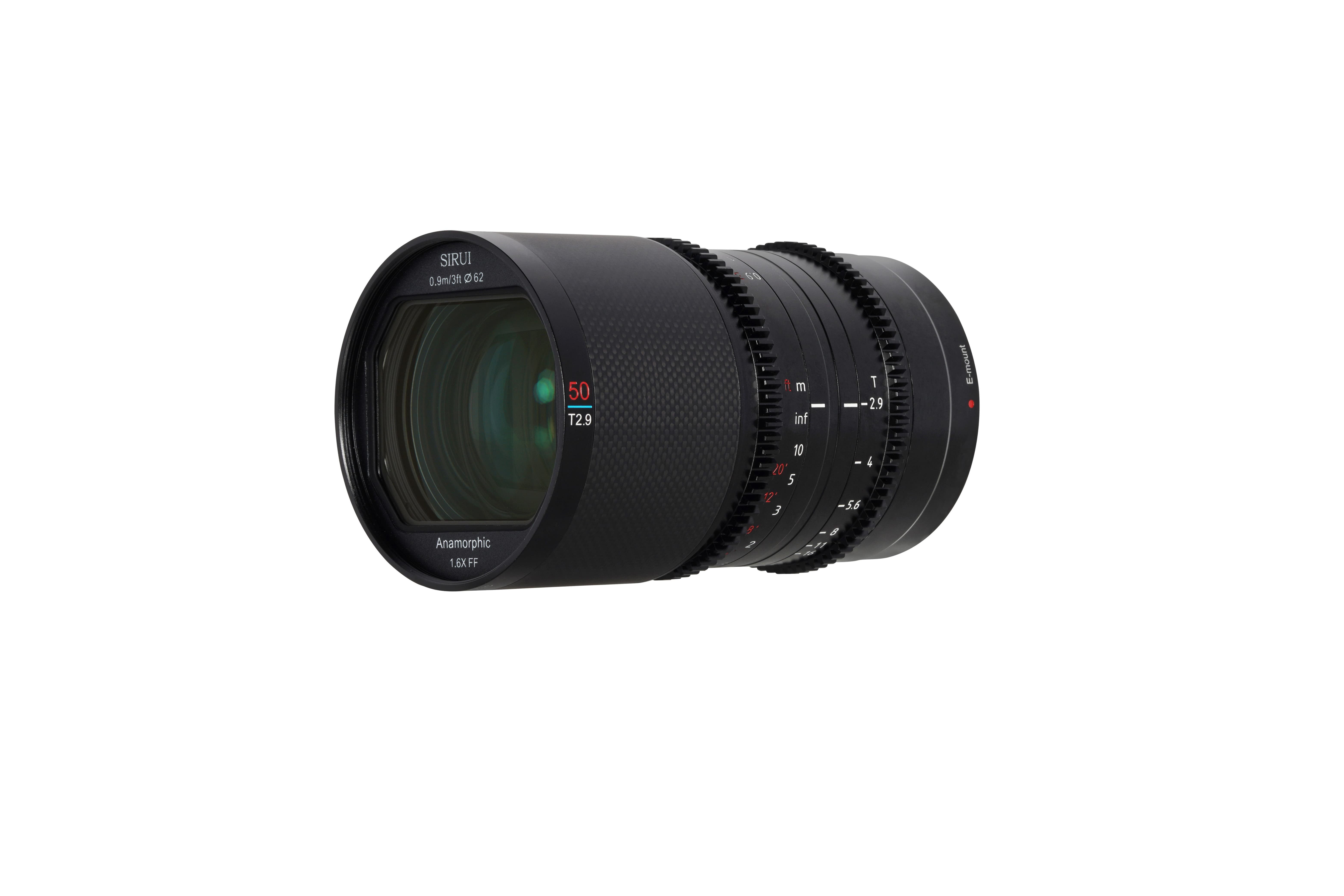 SIRUI Saturn 50mm Objektiv, (T2.9 1.6x Carbon Vollformat RF/E/DL/L/X/Z Bajonett)