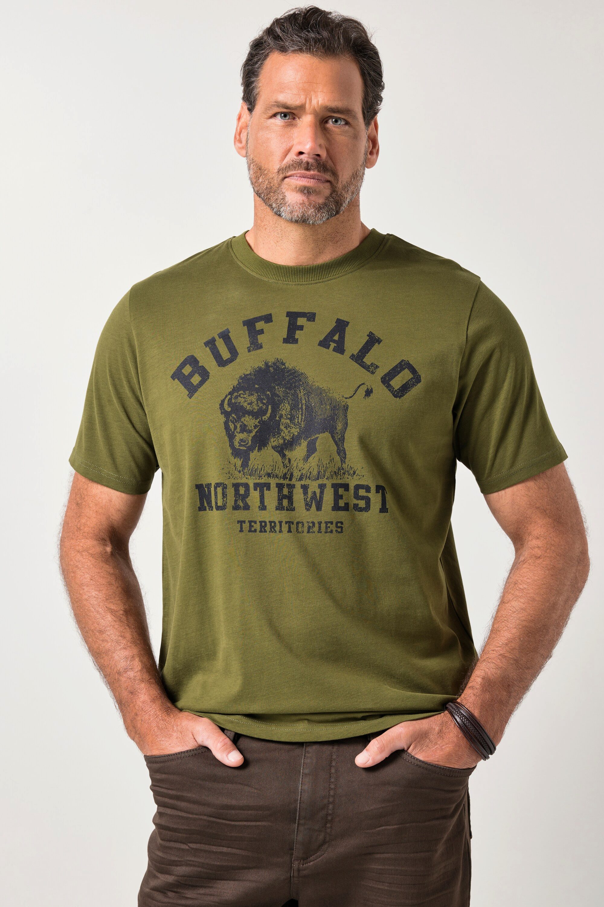 T-Shirt T-Shirt Halbarm Brustprint